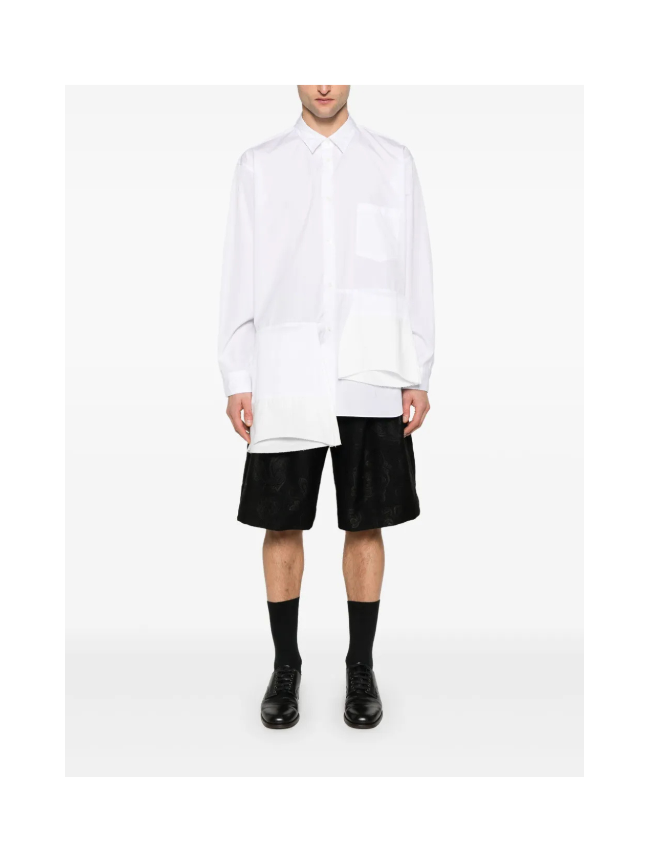 CDG Homme Plus White Poplin Shirt