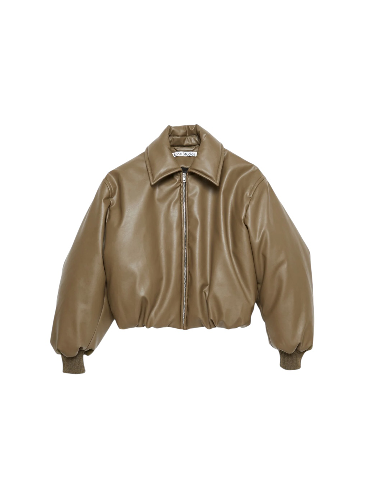 Acne Studios Khaki Coated Bomber Jacket