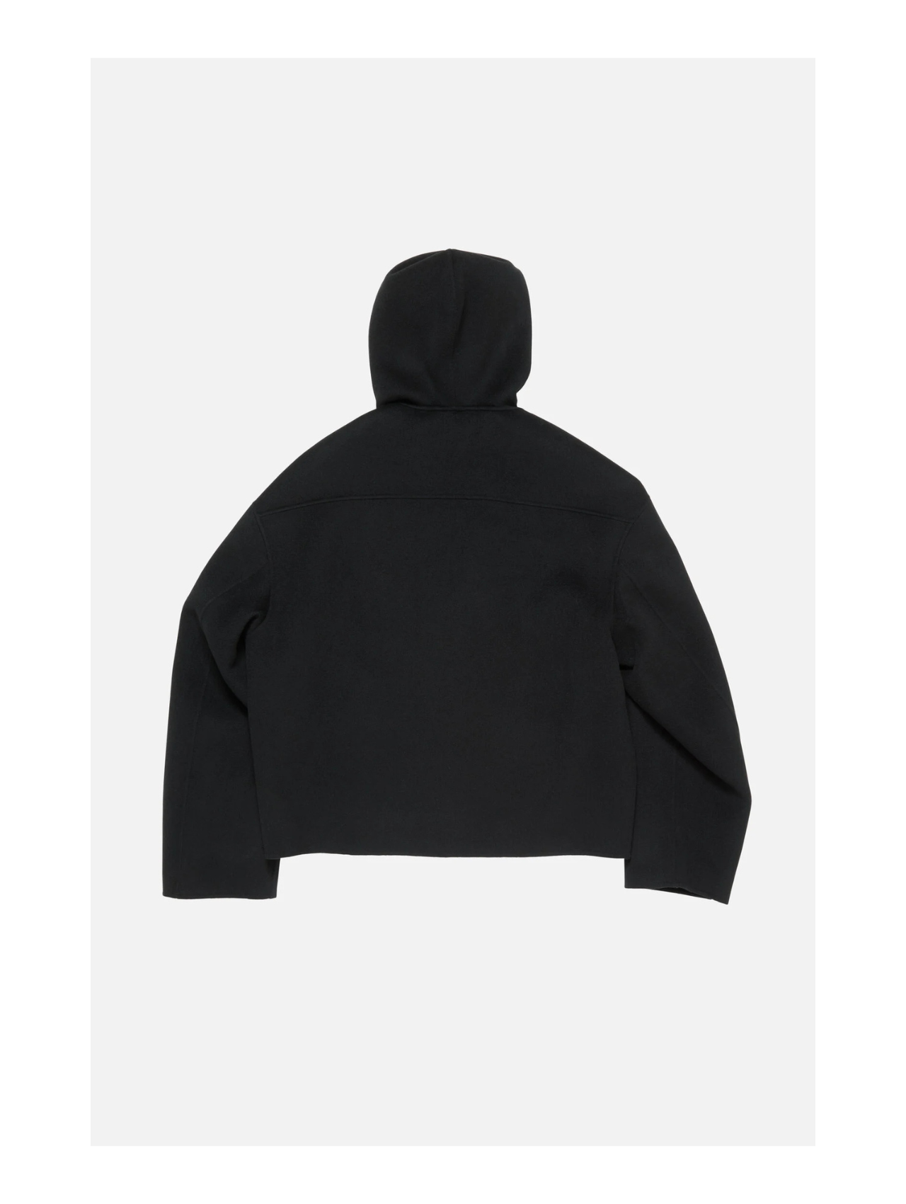 Acne Studios Black Cashmere Hooded Jacket