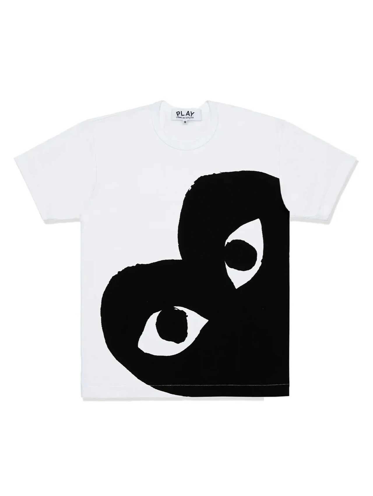 CDG PLAY Black Side Heart T-Shirt