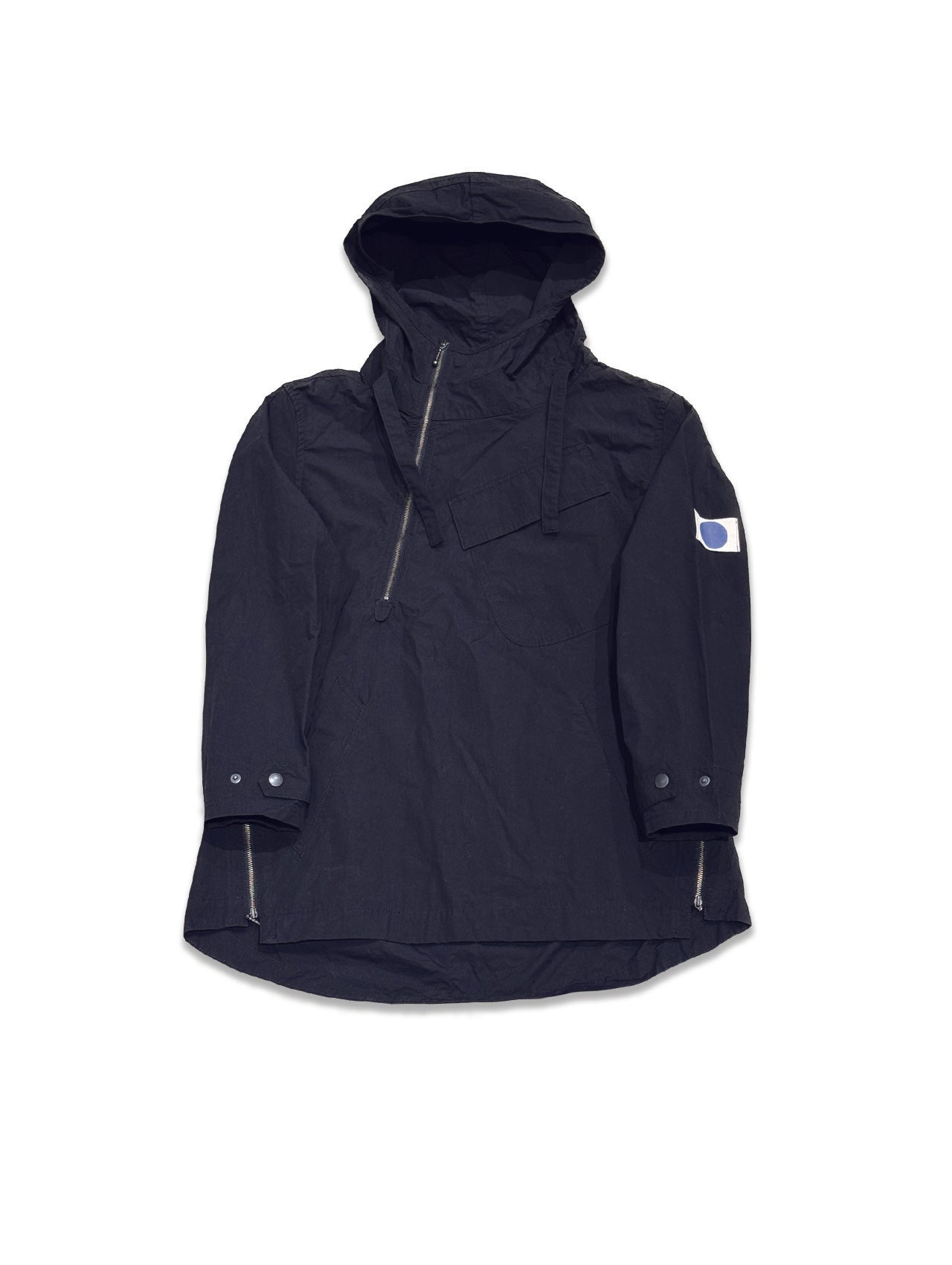 Hard Black Hooded Detail Jacket