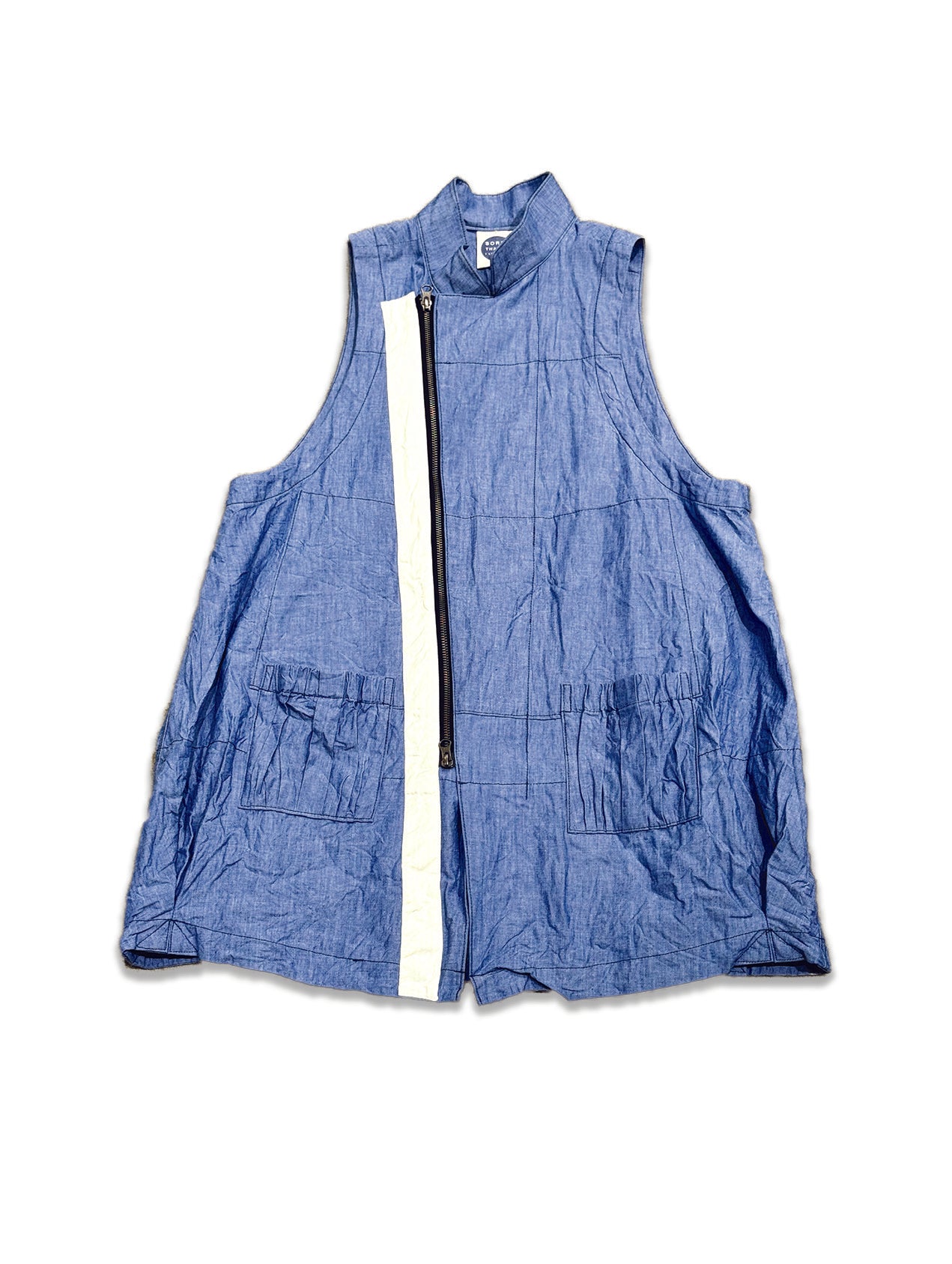 Dalston Mill Blue Long Vest