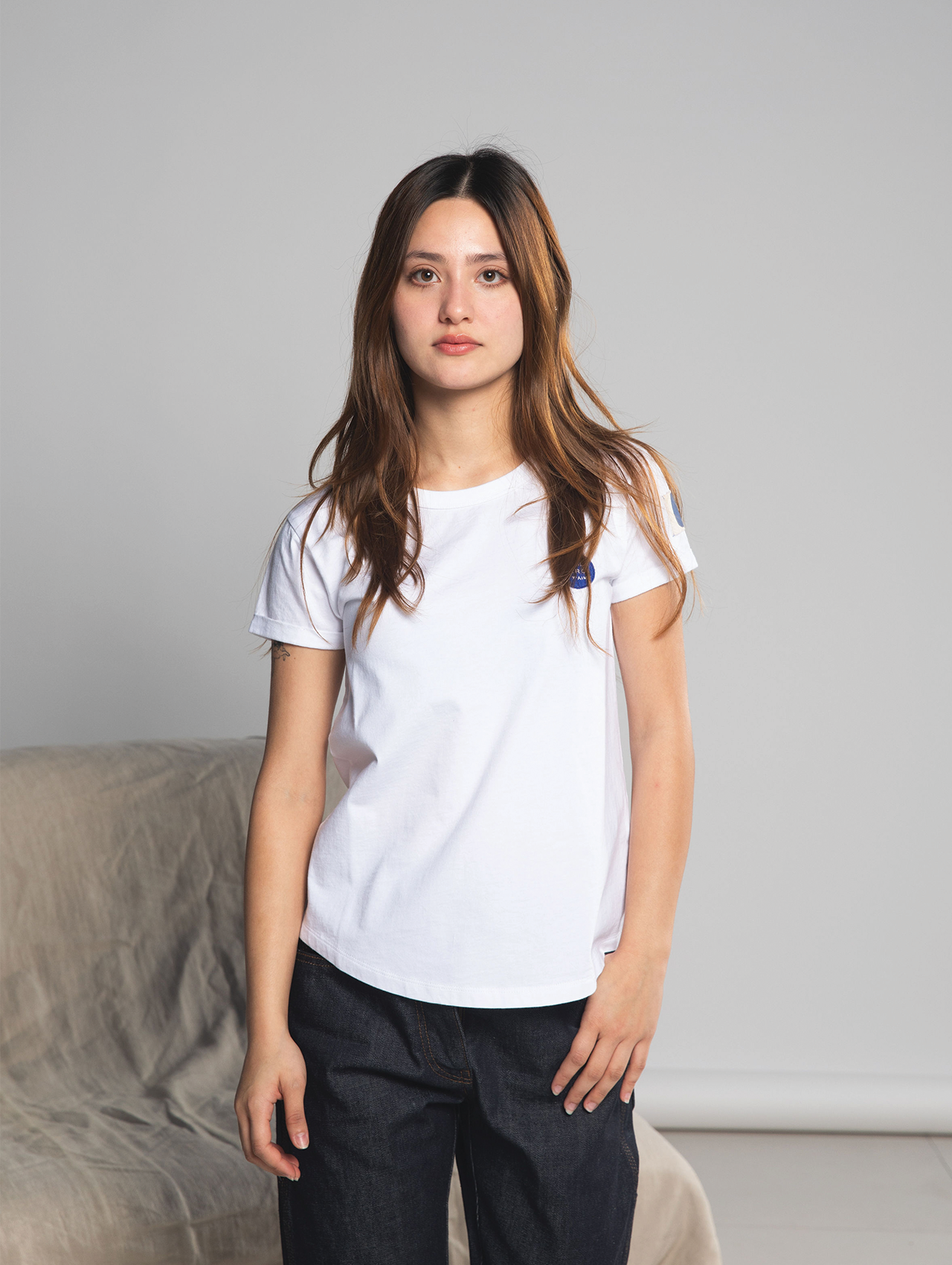 White Anglaise T-Shirt
