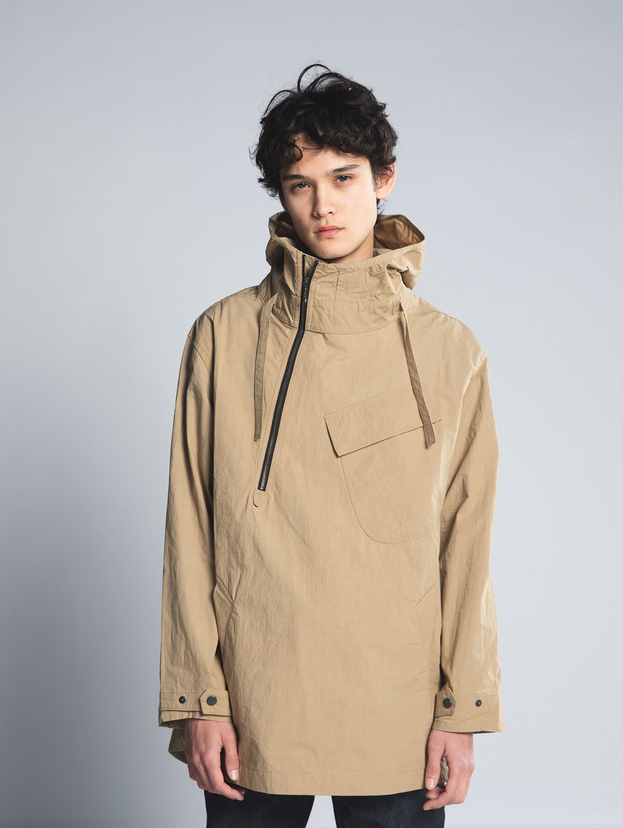 Royal Tan Hooded Jacket