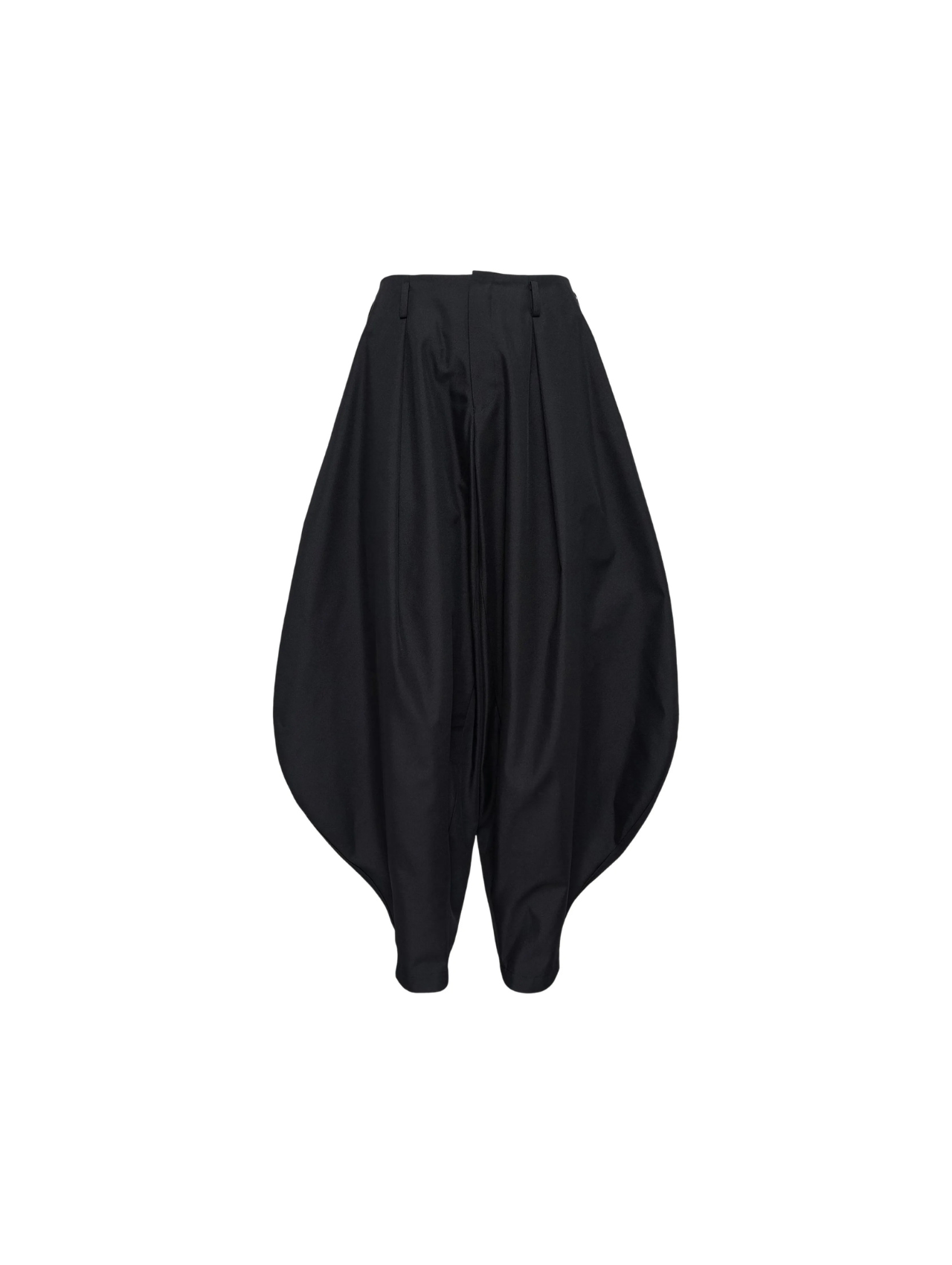 CDG Homme Plus Black Drop Crotch Puffball Pants
