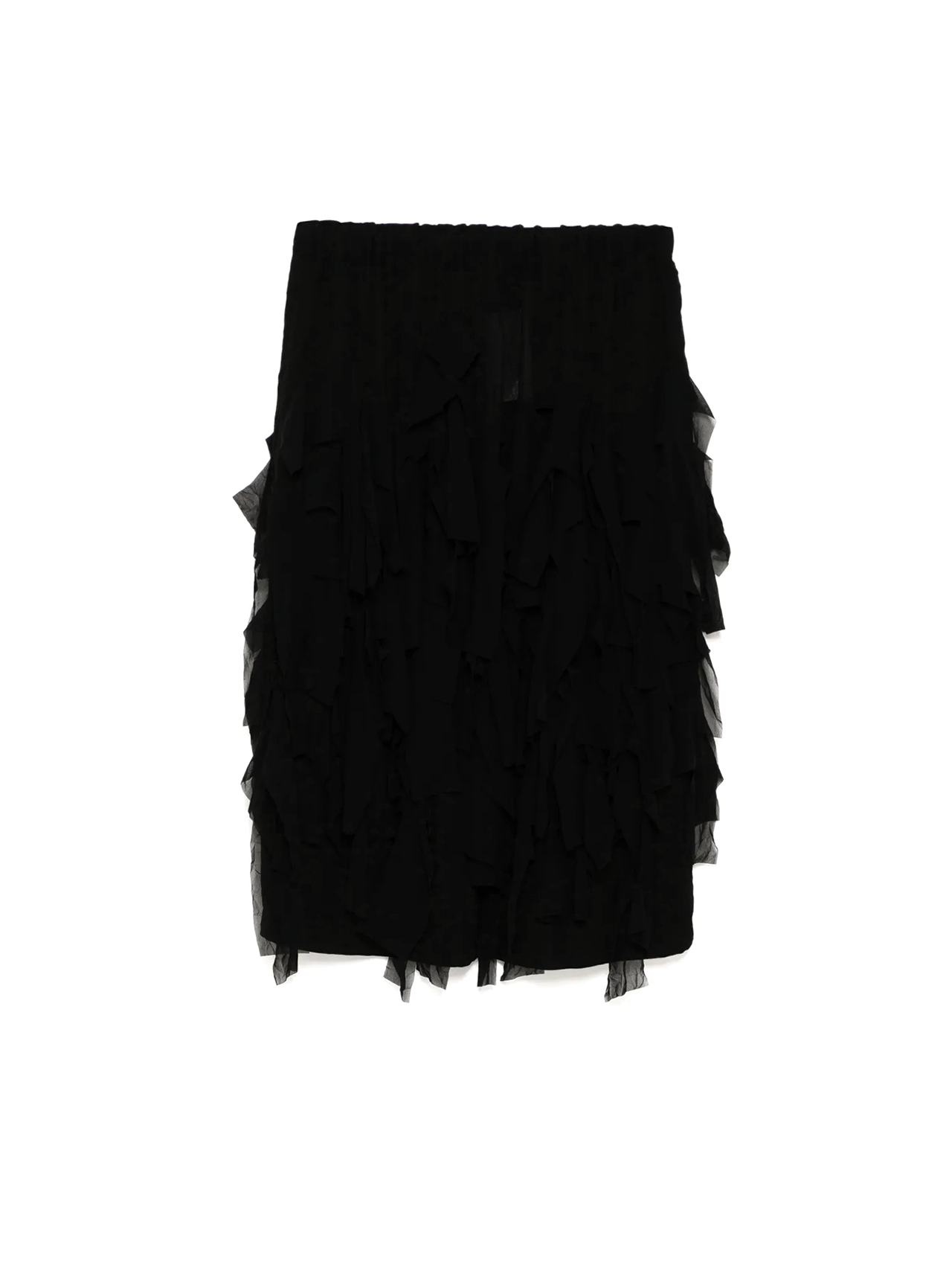 CDG CDG Black Ruffle Skirt