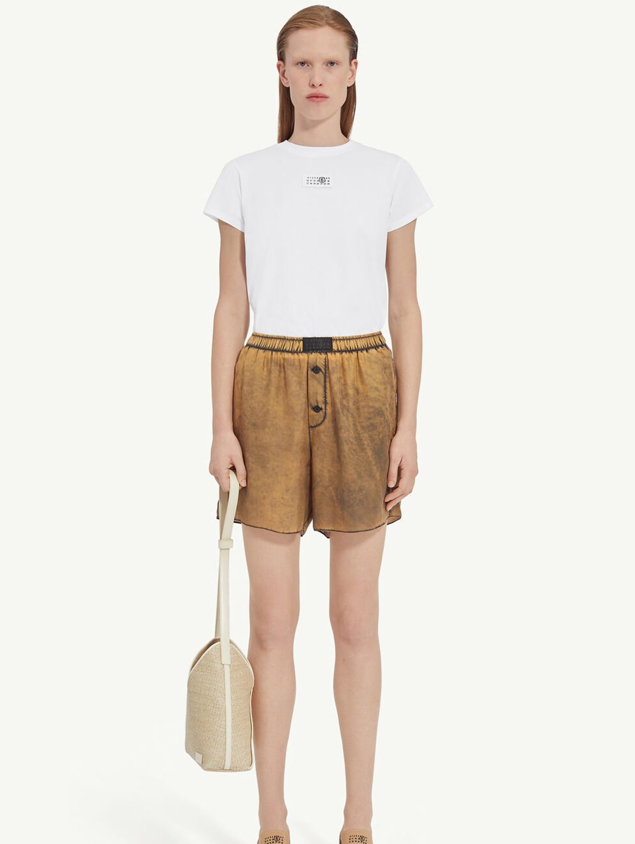 MM6 White Logo T-Shirt