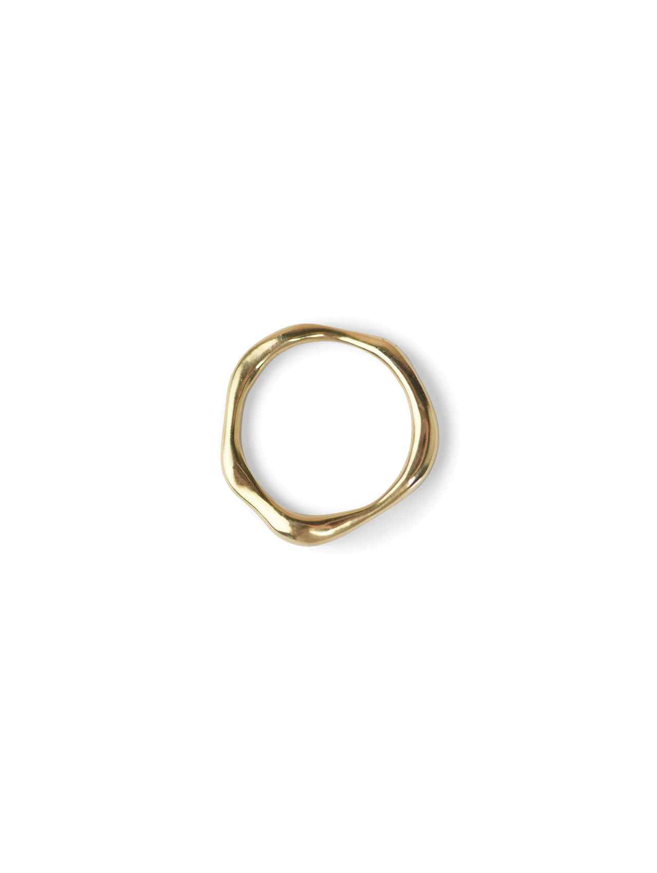 Momoko Hatano Gold Baroque Band Ring