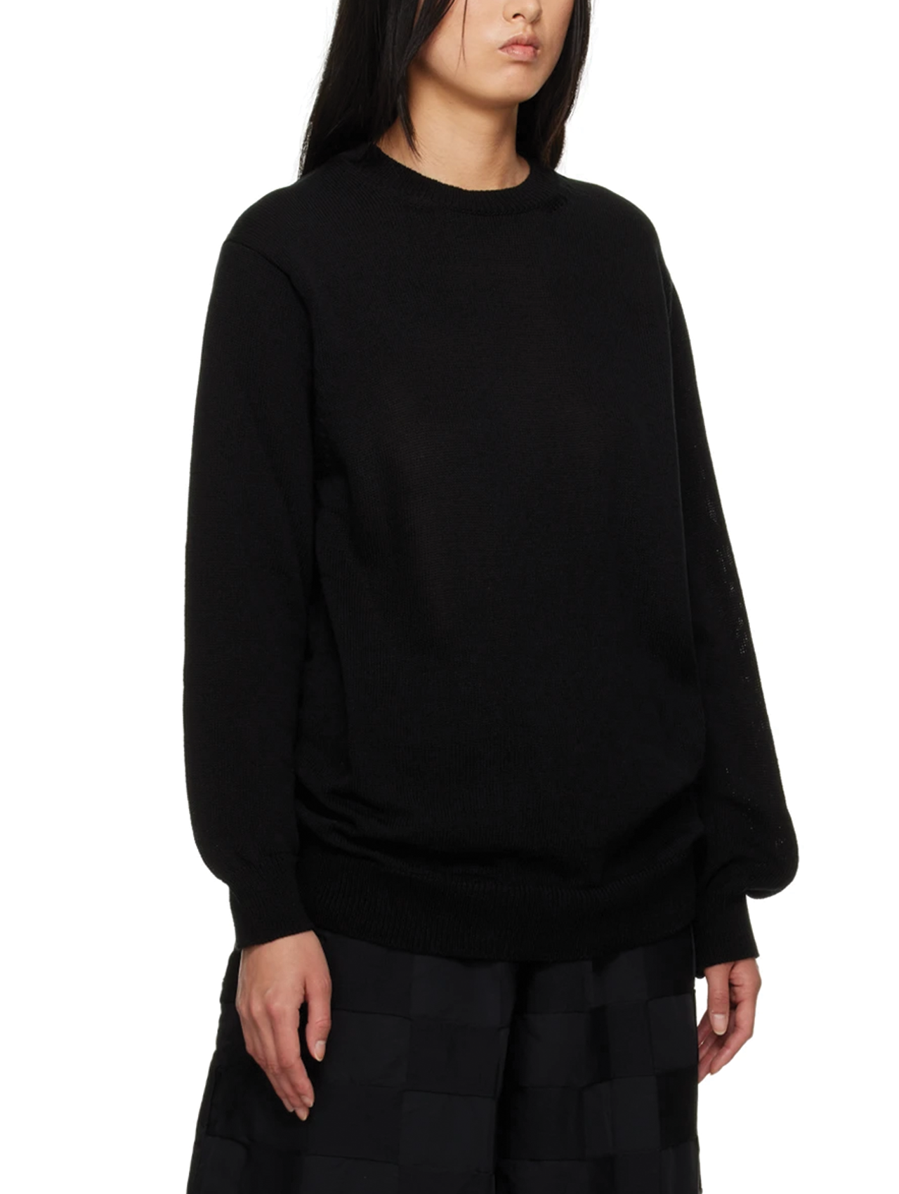 CDG CDG Black Crew Neck Jumper