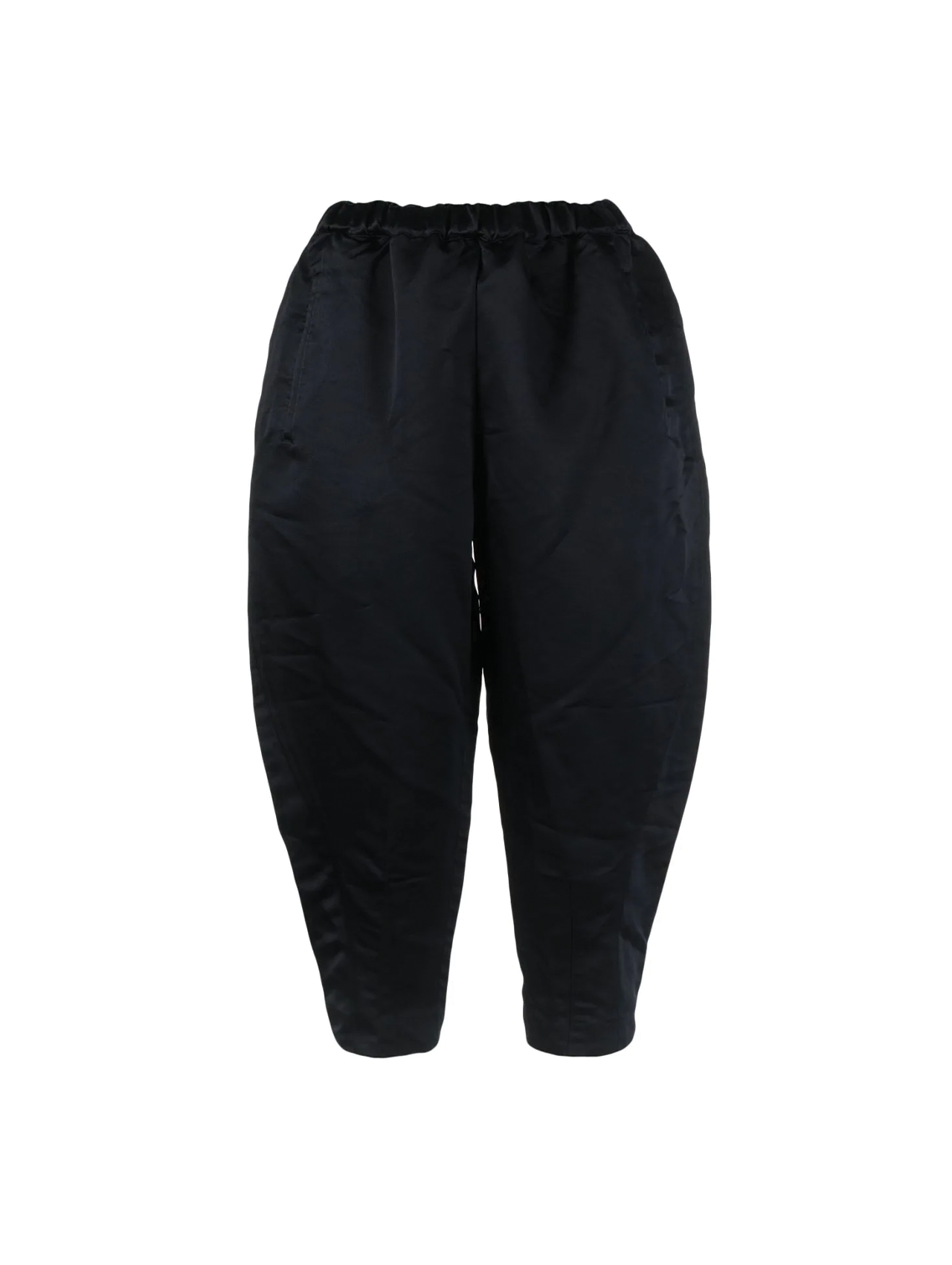 CDG CDG Black Satin Cropped Pants