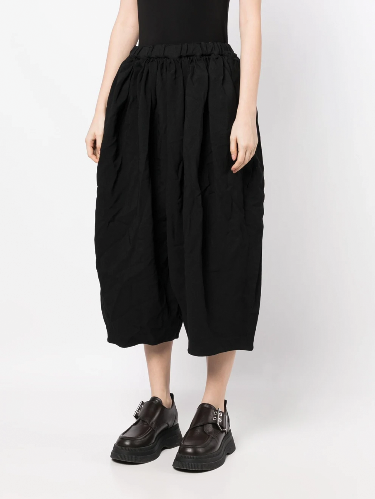 CDG CDG Black Wide Leg Culottes