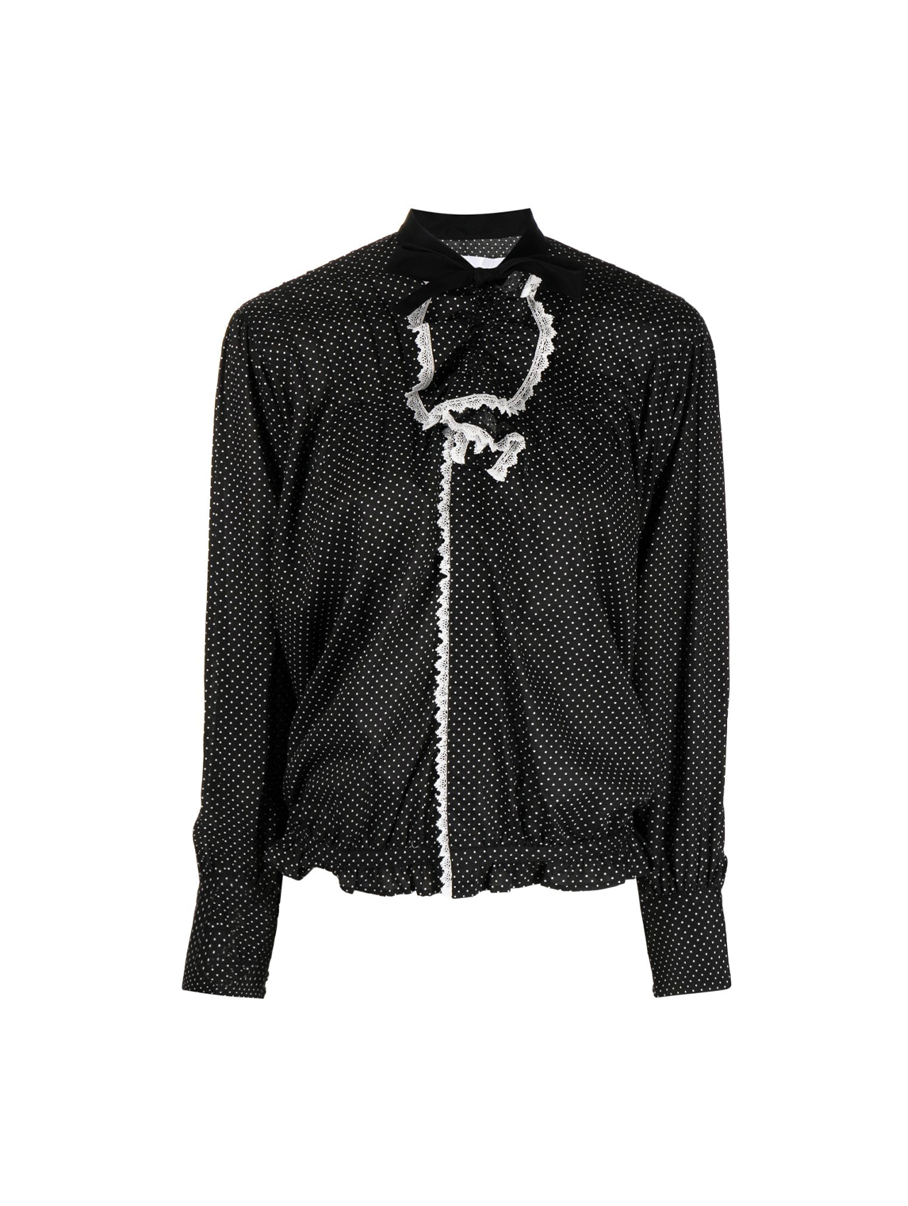 CDG TAO Black/White Polka Dot Blouse