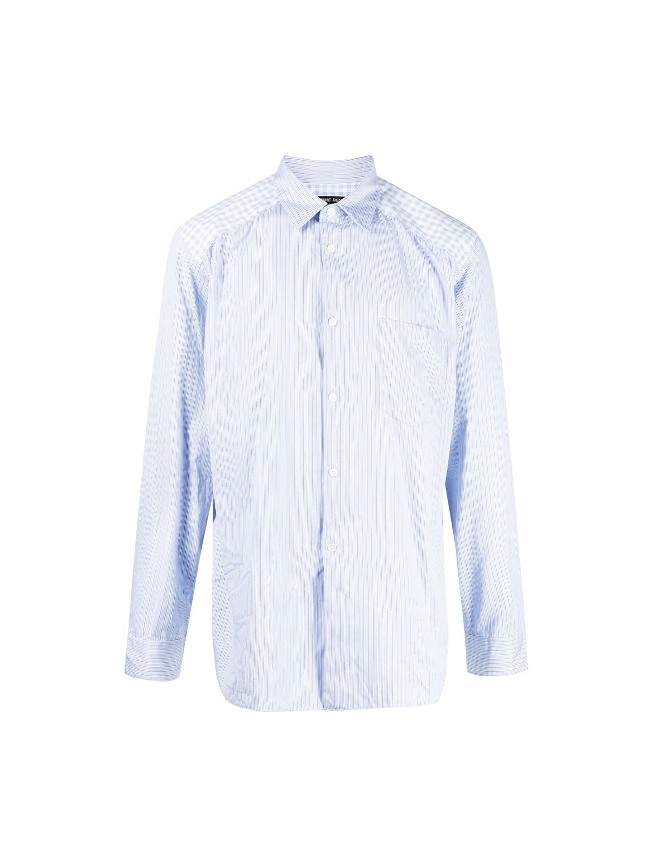 CDG Homme Deux Blue Striped Shirt