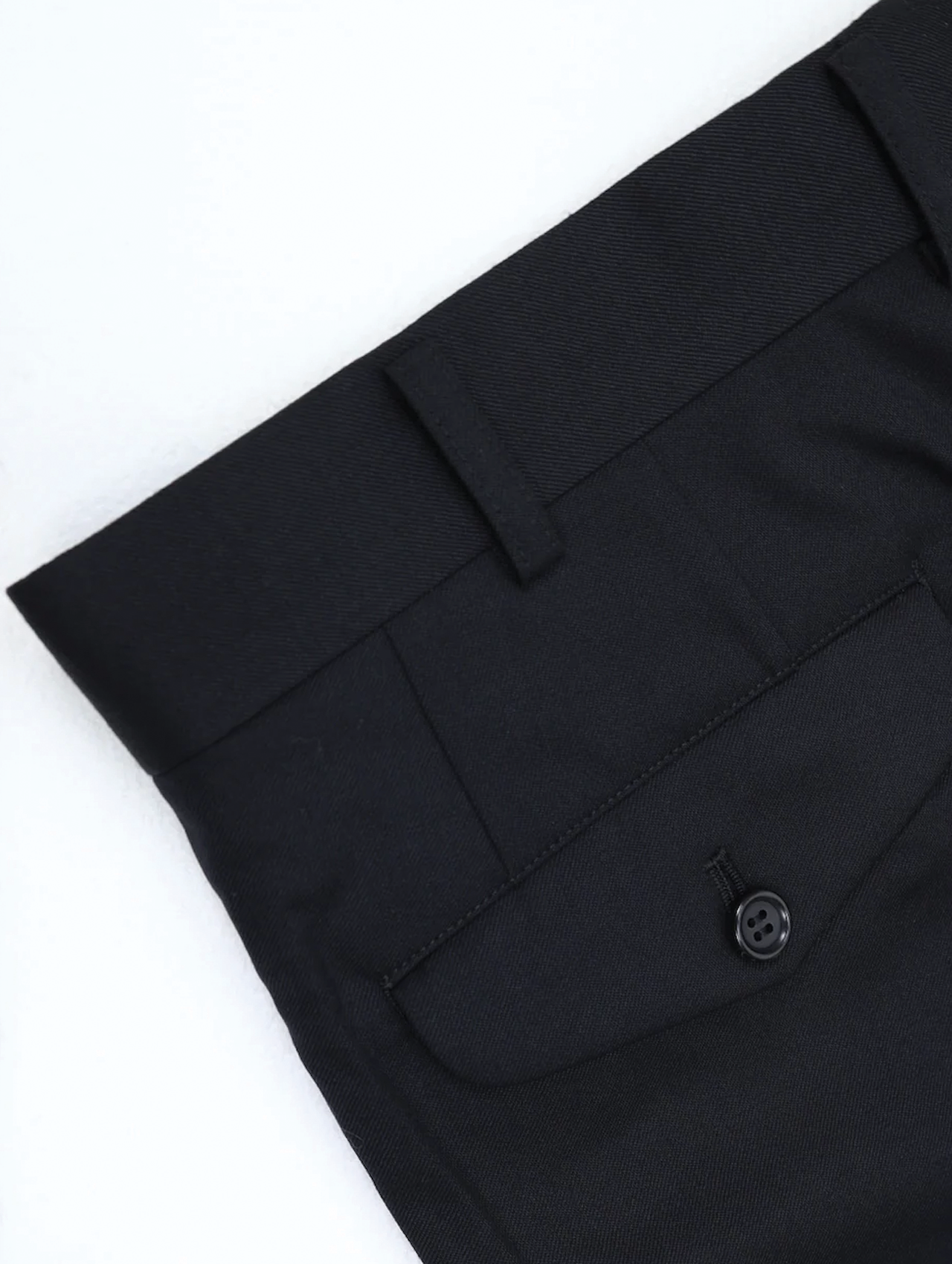 Homme Deux Black Classic Tailored Pants