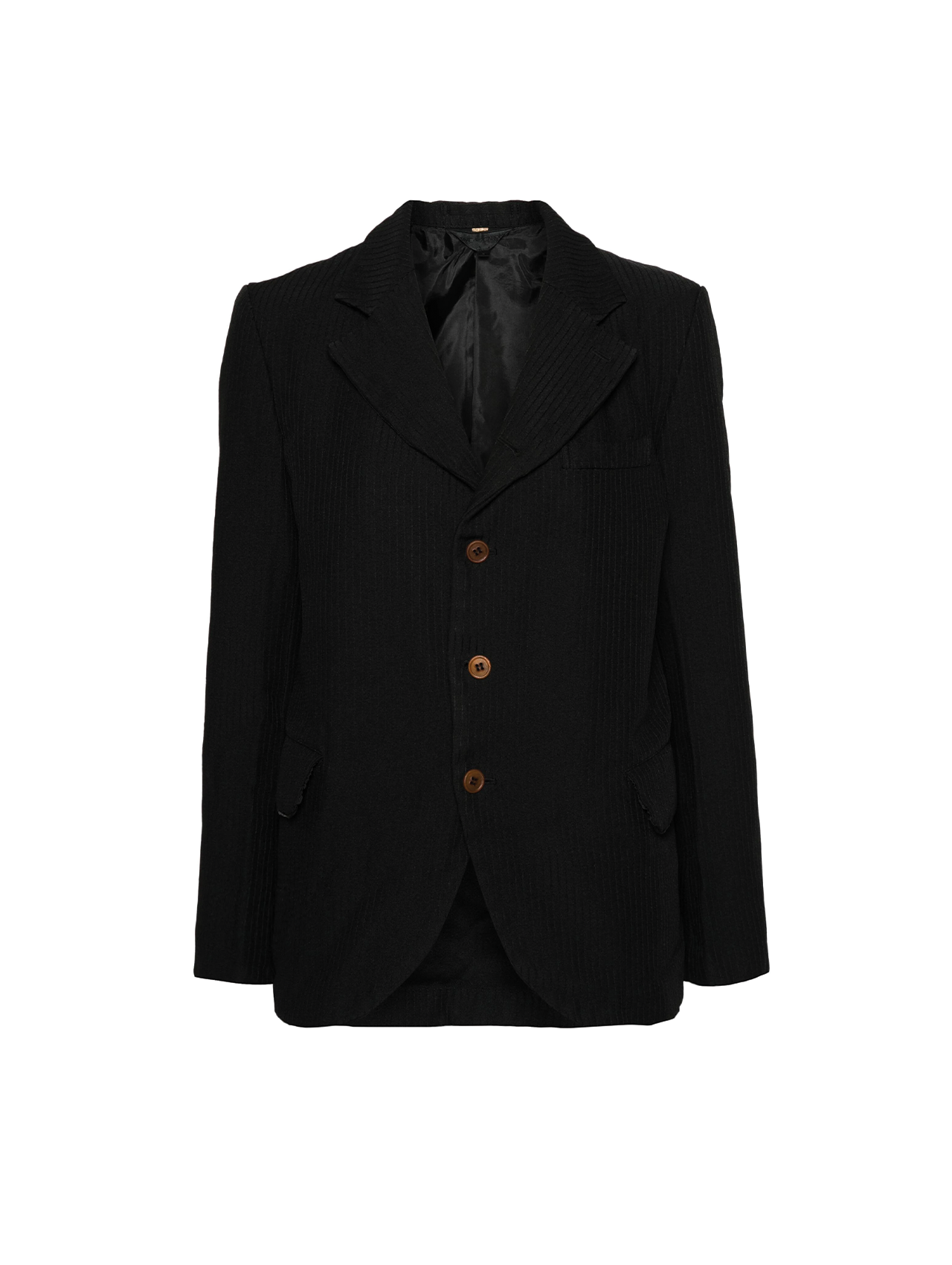 Comme Des Garçons Ribbed Pinstripe Jacket - Main Image