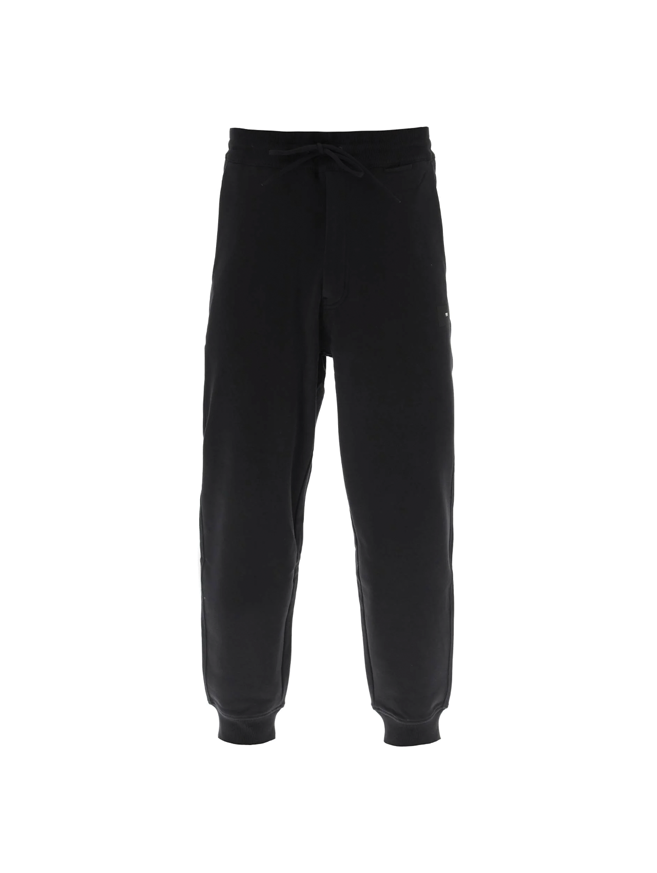 adidas Y-3 Organic Cotton Terry Cuff Straight Pants 'Black