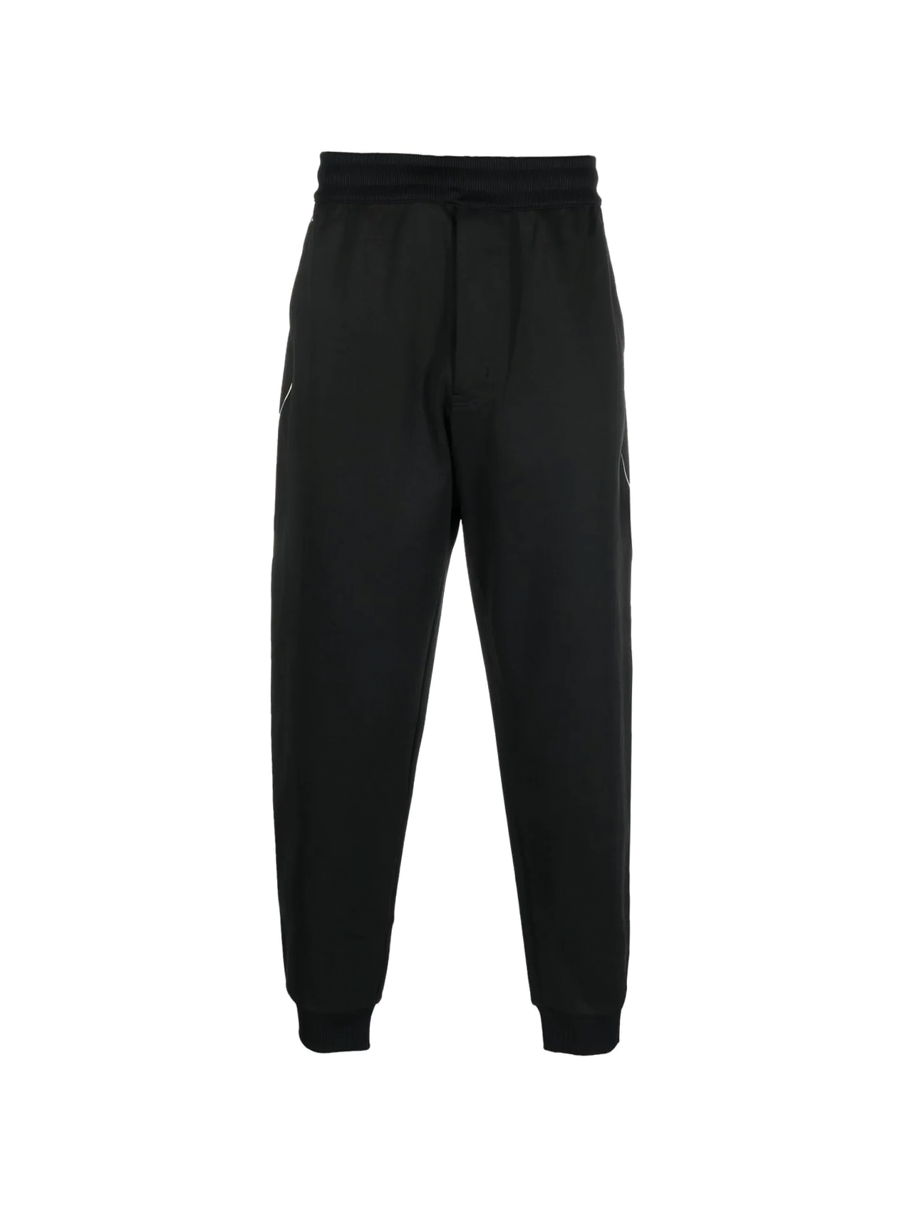 Y-3: Black Cuffed Sweatpants