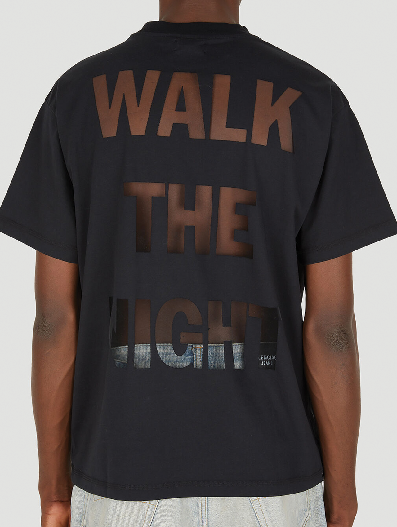 Honey Fucking Dijon Walk The Night Sheer Cut Out T-Shirt