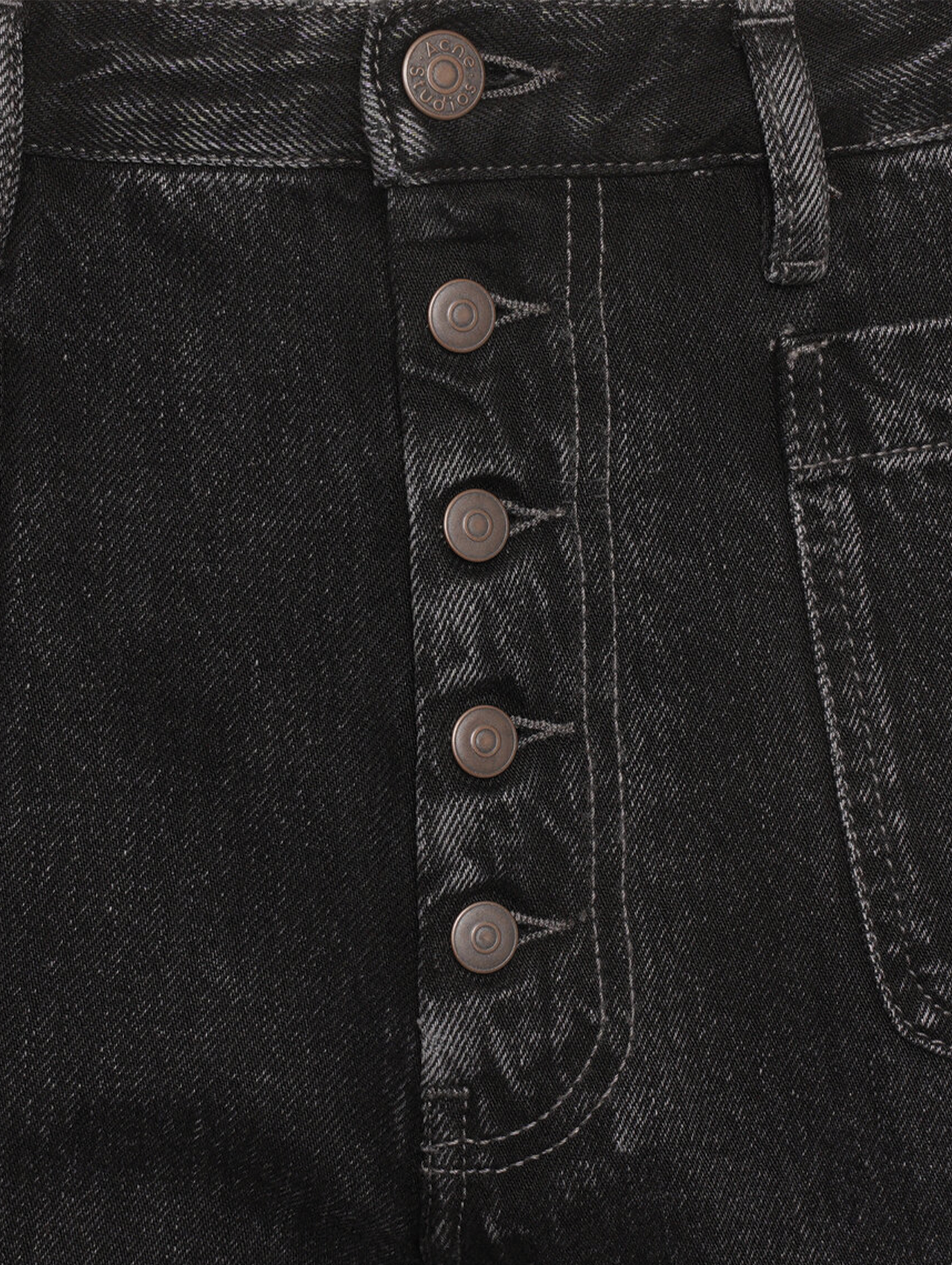 Honey Fucking Dijon x Acne Black Straight Leg Jeans