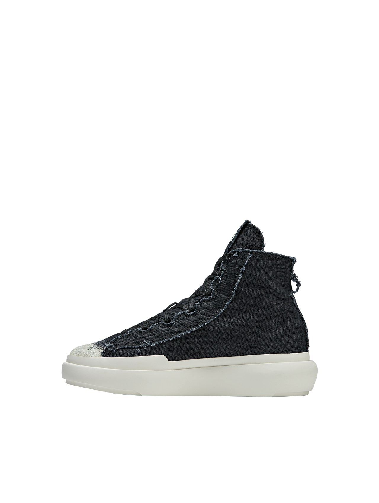 Y-3 Black/Off White Nizza High-Top Sneakers