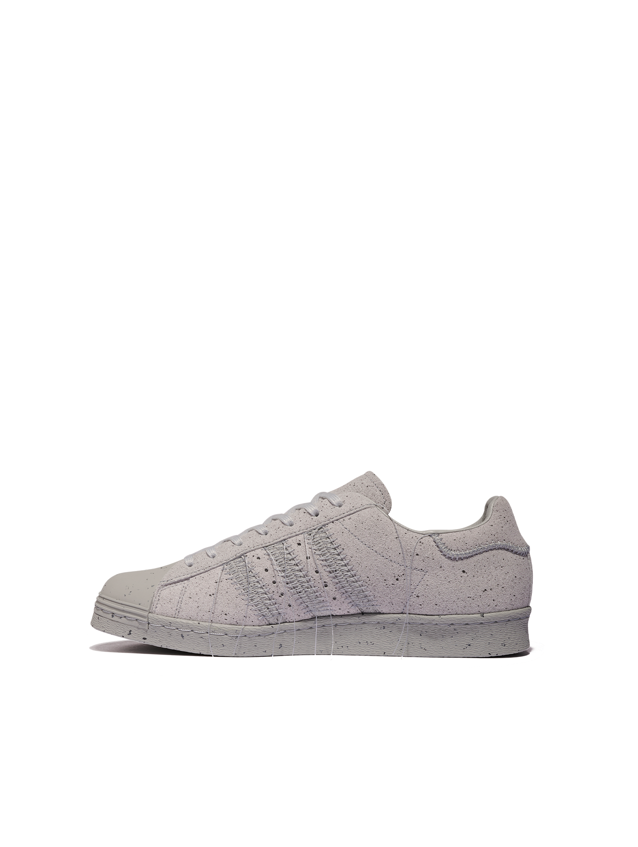 Y 3 Clear Onix Grey Superstar Sneakers