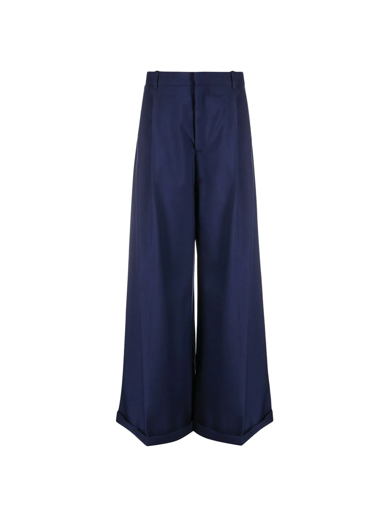 Marni Navy Wide Leg Pants