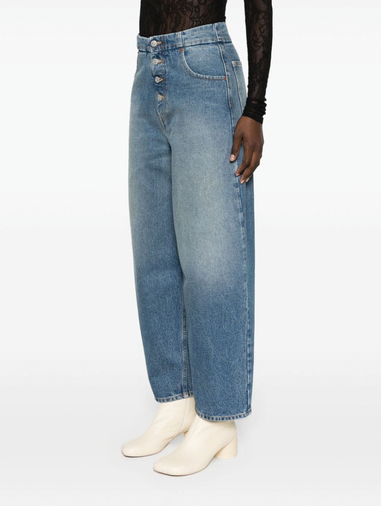 MM6 Blue High Waist Jeans