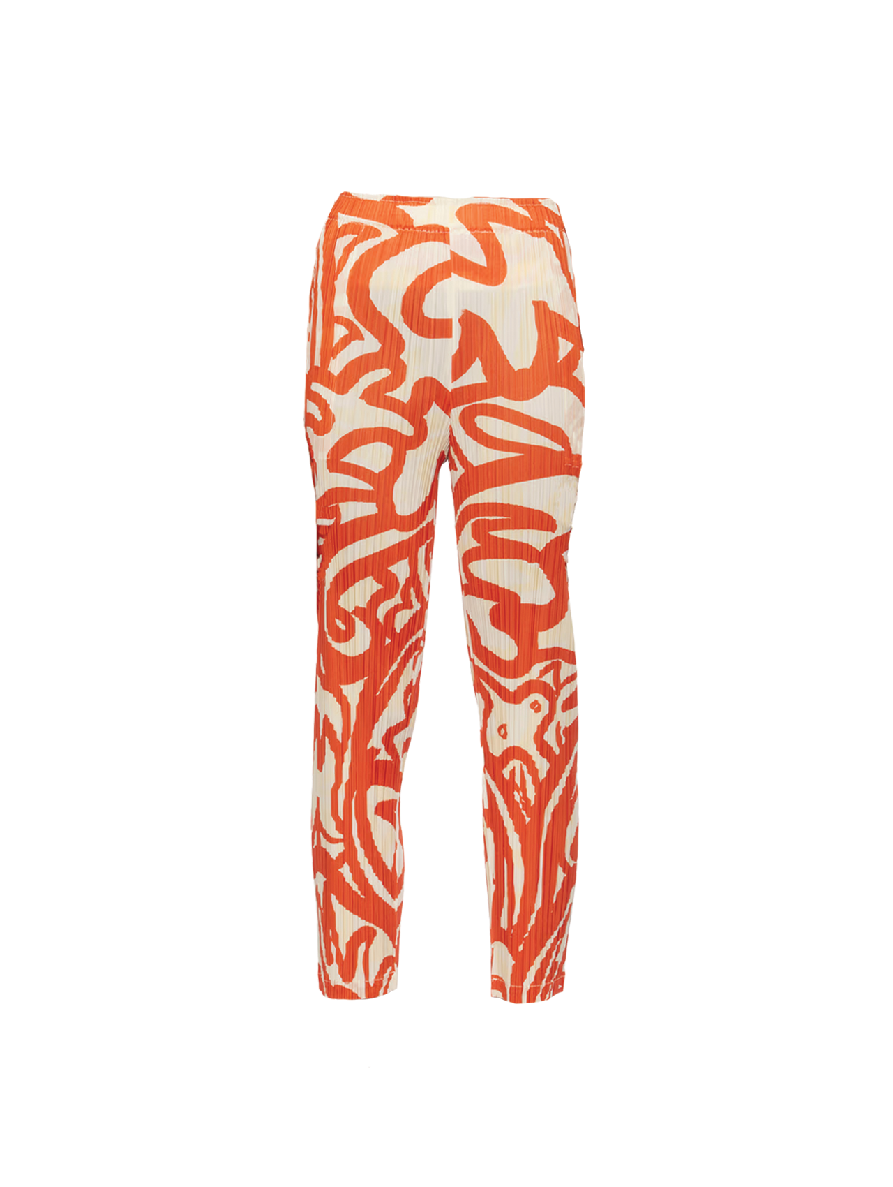 Please Please Issey Miyake Red Seeker Print Pants