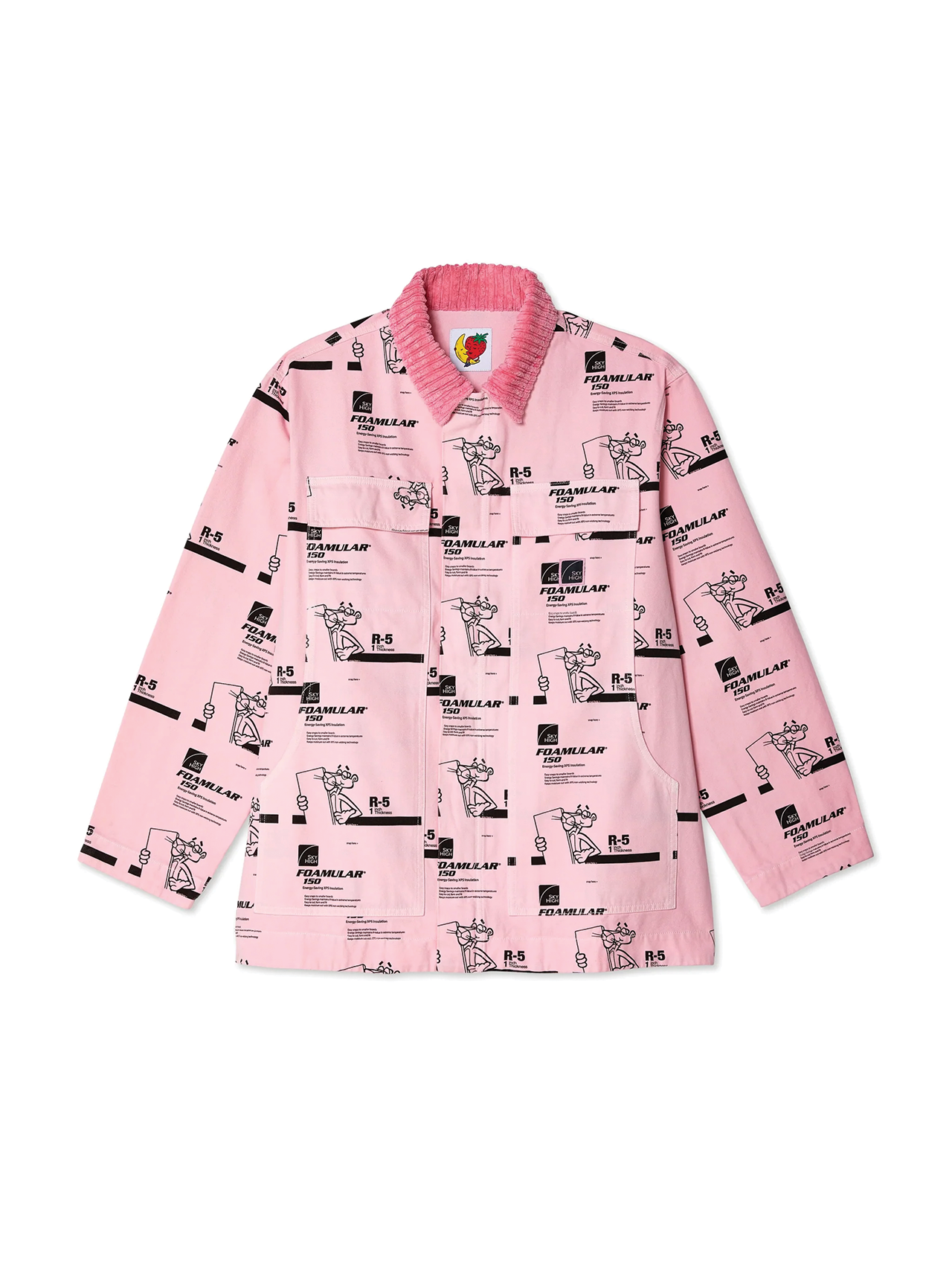 SKY HIGH FARM Pink Insulation Print Jacket