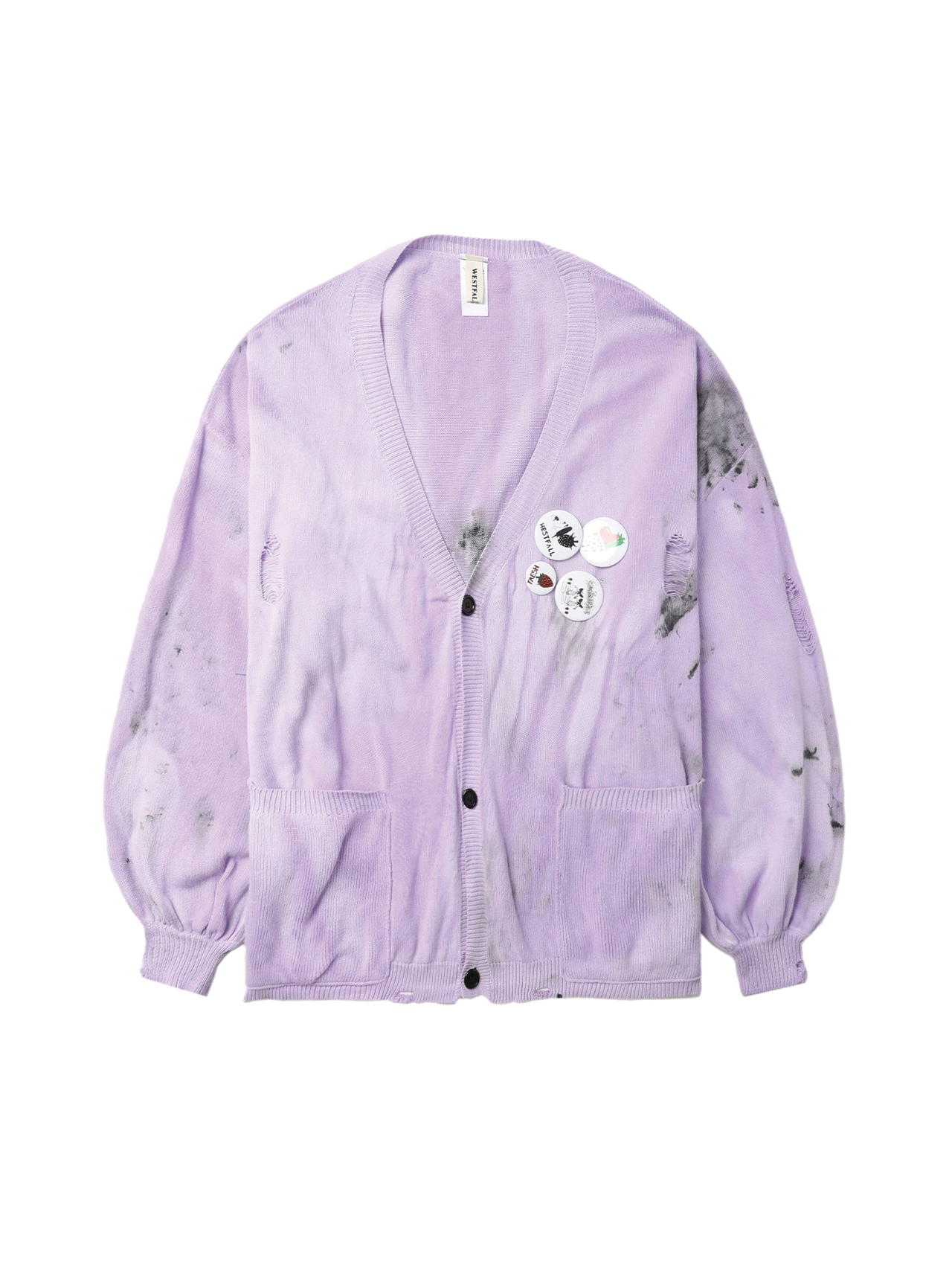 Westfall Purple Tie-dye Cardigan