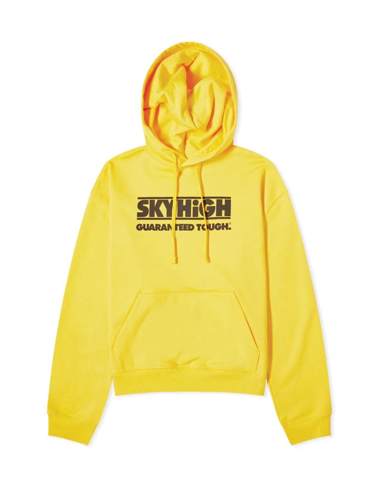 SKY HIGH FARM Yellow Construction Hoodie