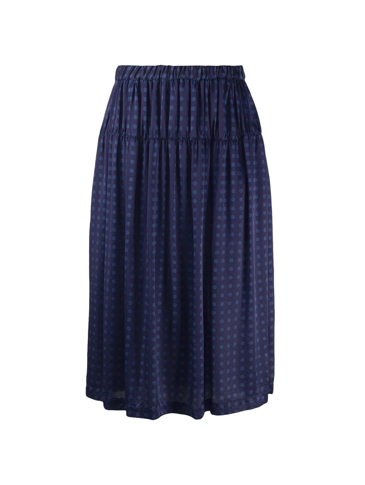 CDG CDG Blue Polka Dot Skirt