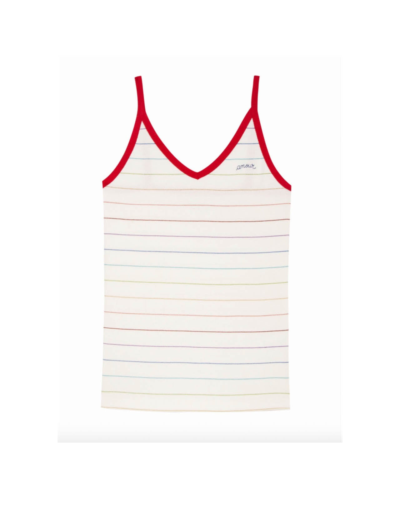 Maison Labiche Rainbow Stripe Cutie Singlet