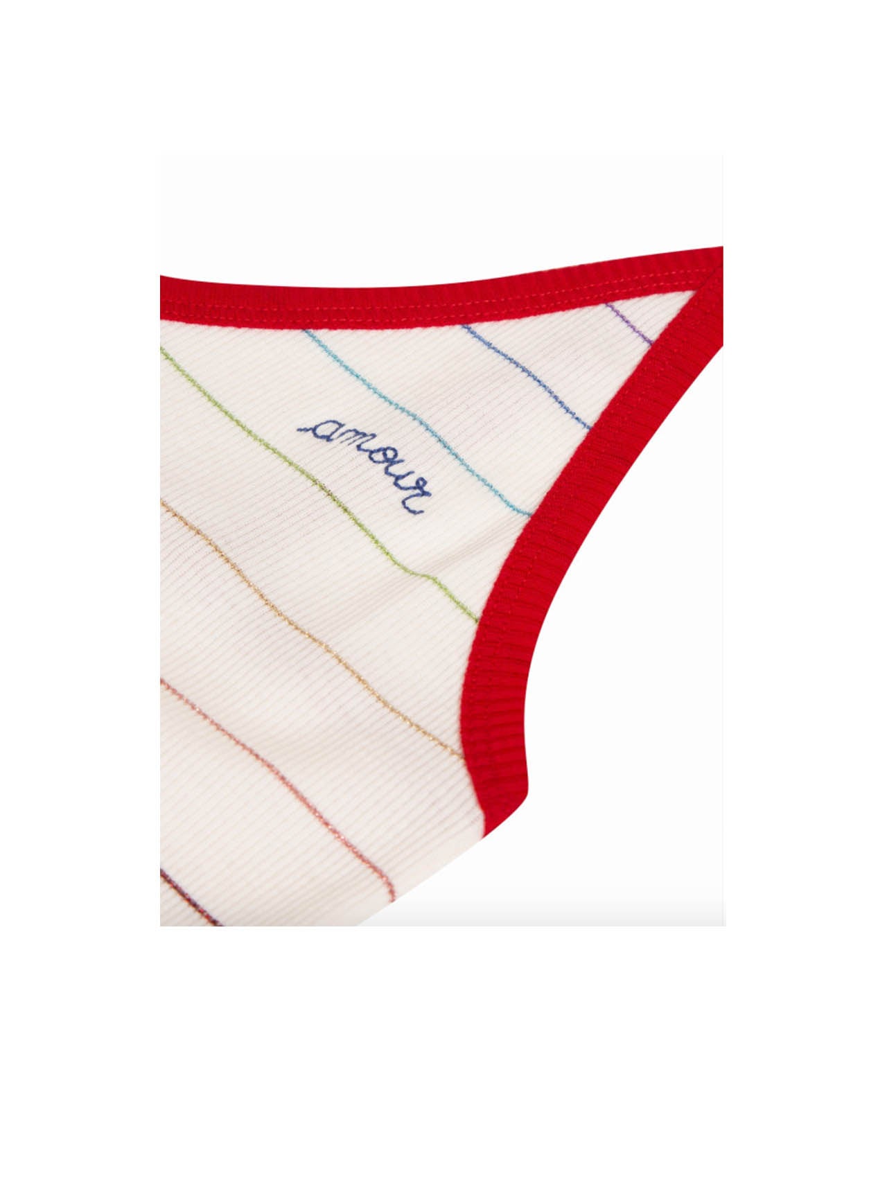 Maison Labiche Rainbow Stripe Cutie Singlet