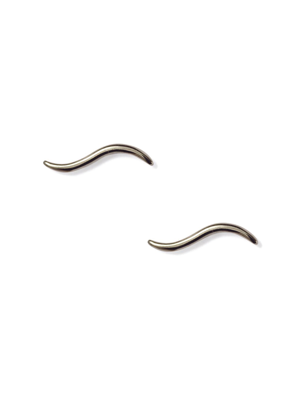 Momoko Hatano Silver Shinka Stud Earrings