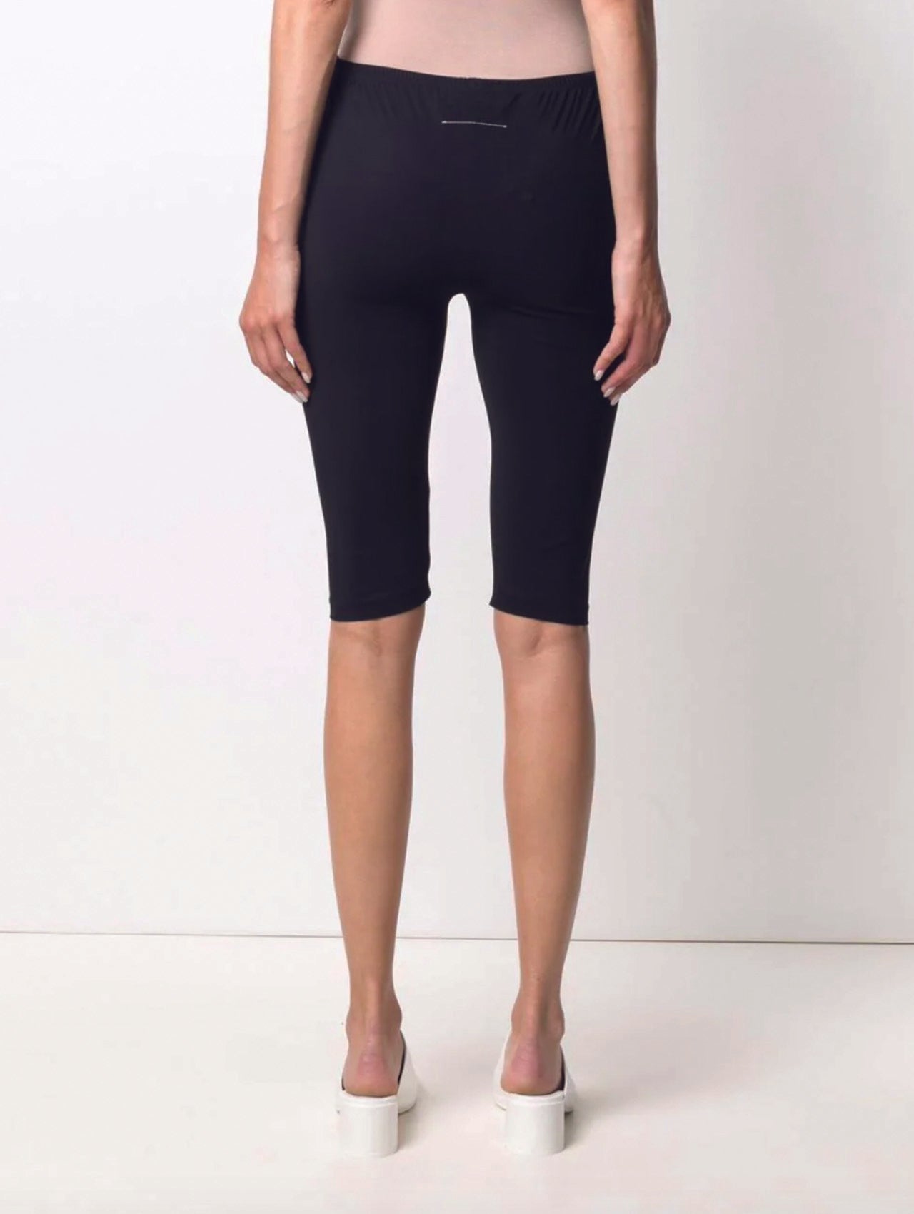 MM6 Black Bike Shorts