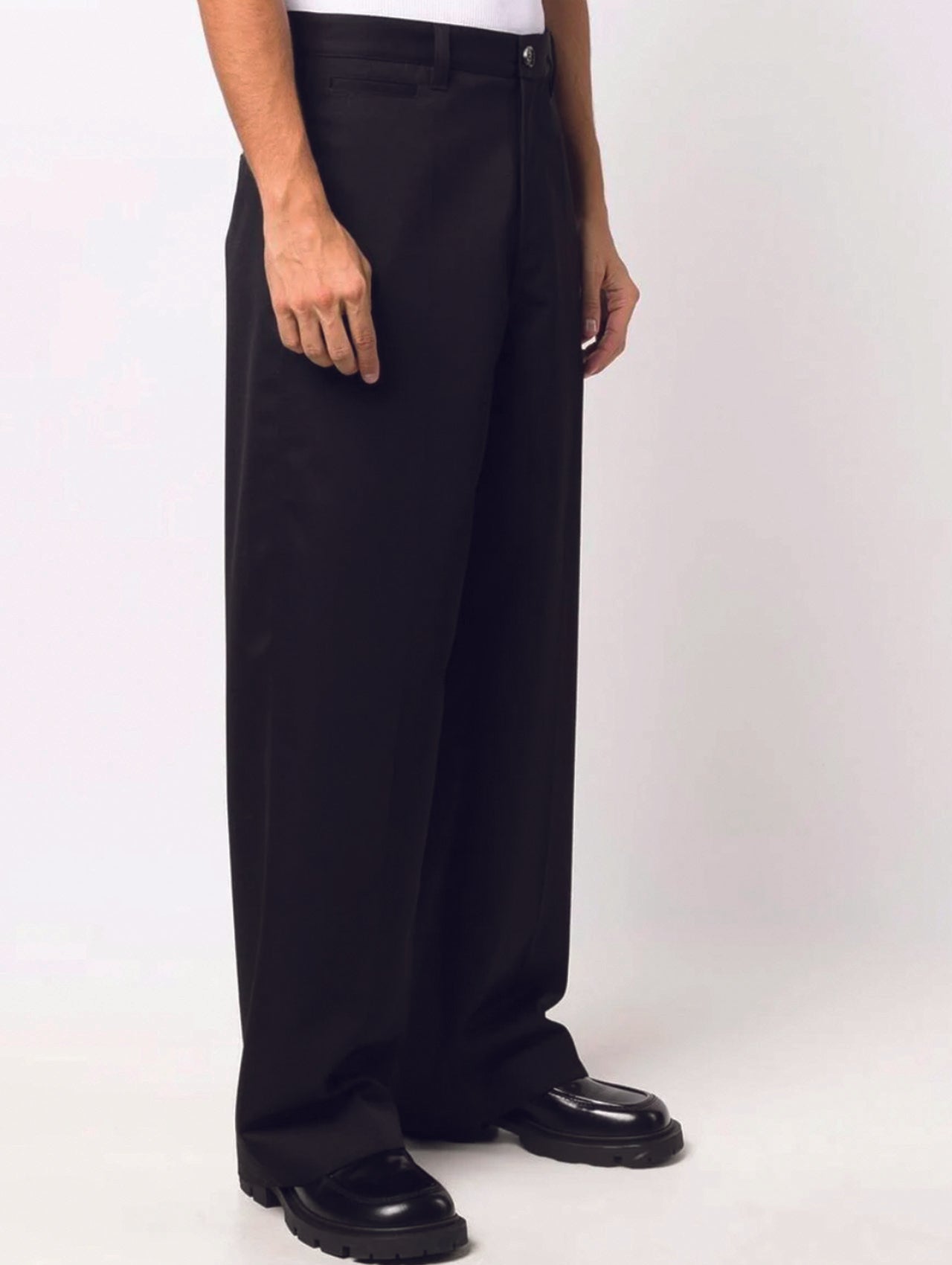 Marni Black Wide Leg Dress Pants