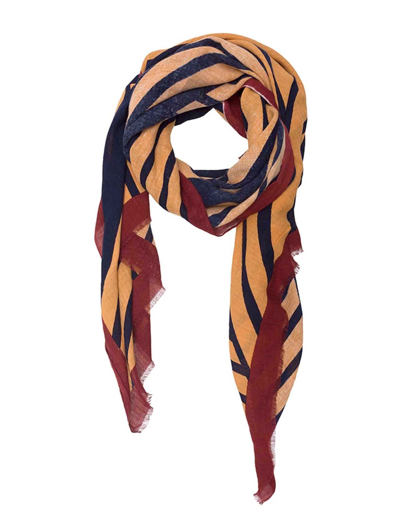 Lovat & Green Miami Orange Wrap Scarf