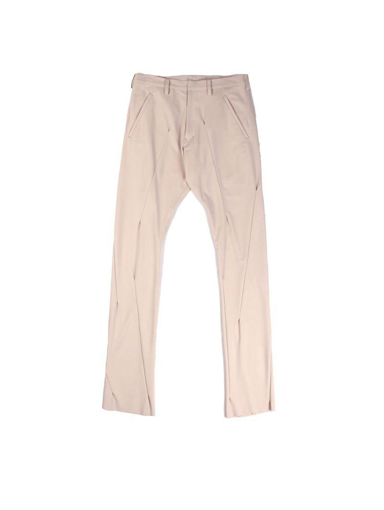Sulvam Beige Straight Pants
