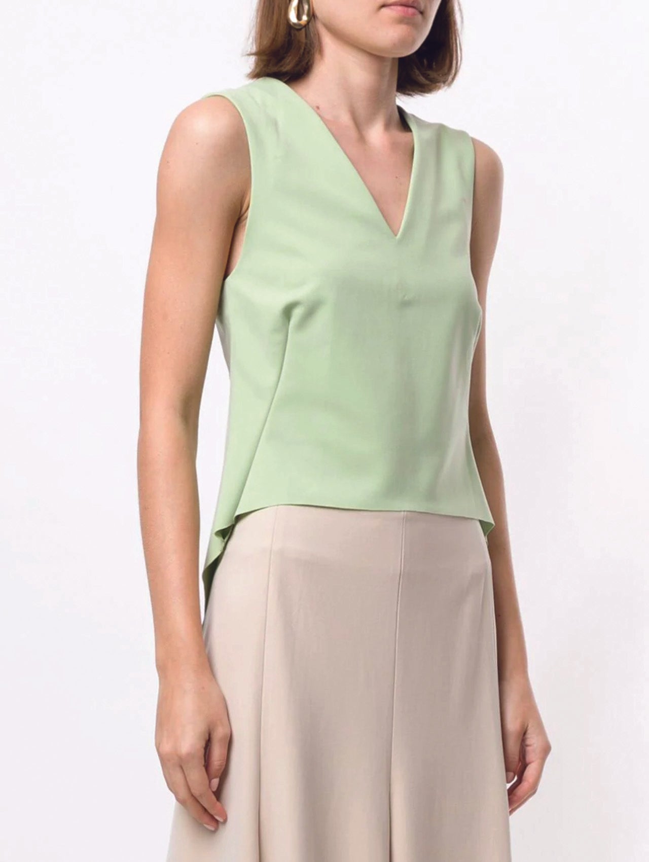 Sulvam Lime Green Tank