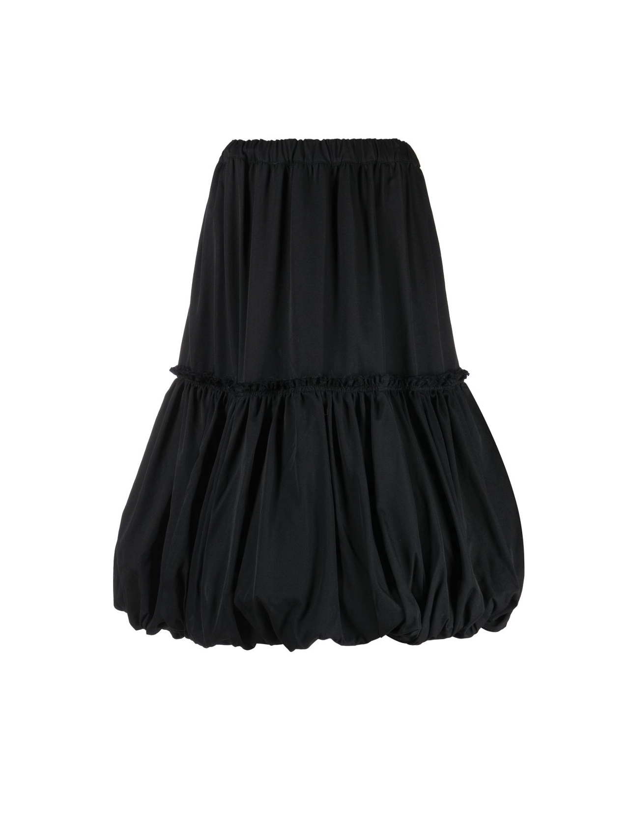CDG CDG Black Gathered Balloon Skirt CDG CDG Black Gathered Balloon Skirt