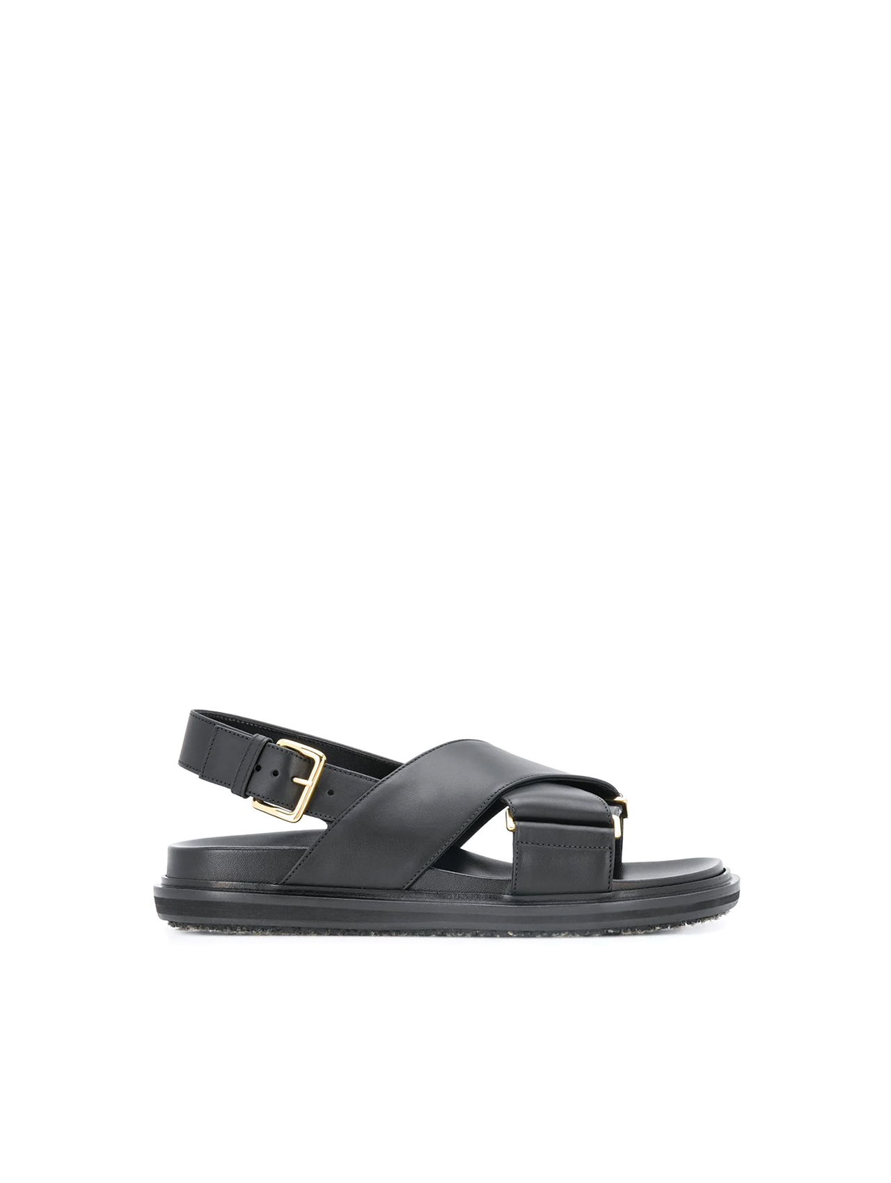 Marni Black Fussbett Sandals