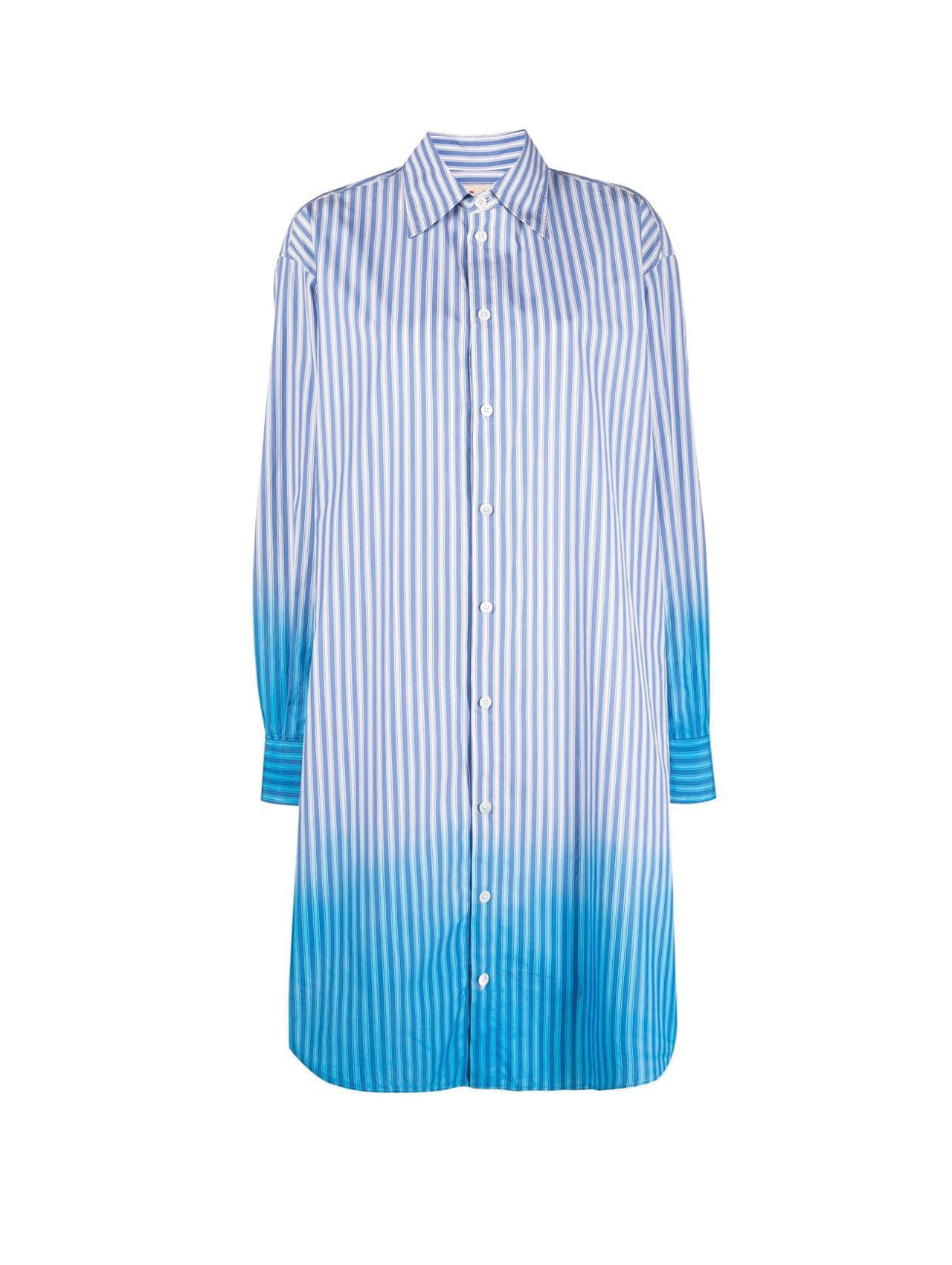 Marni Blue Dip Dye Stripe Shirt