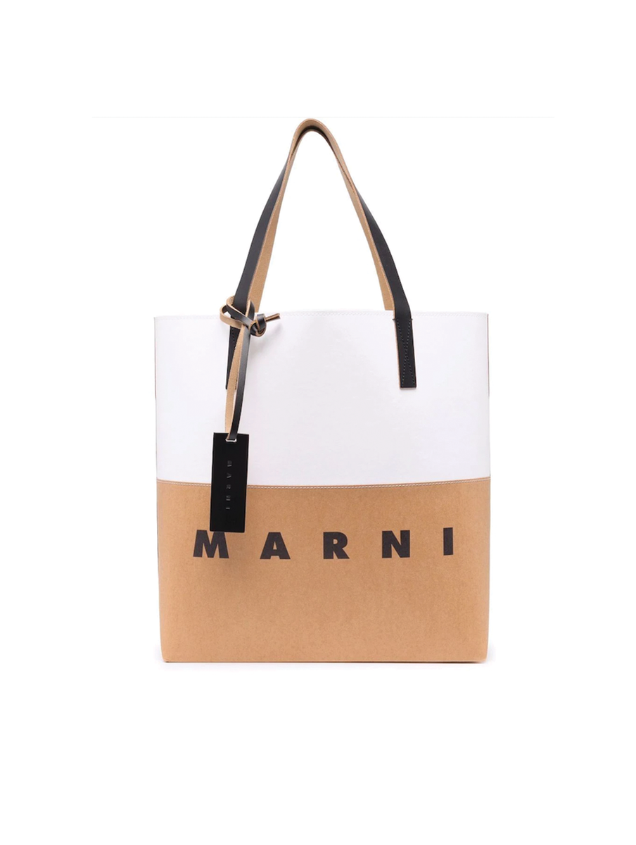 Marni Blue & White Medium Trunk Bag – SORRY THANKS I LOVE YOU