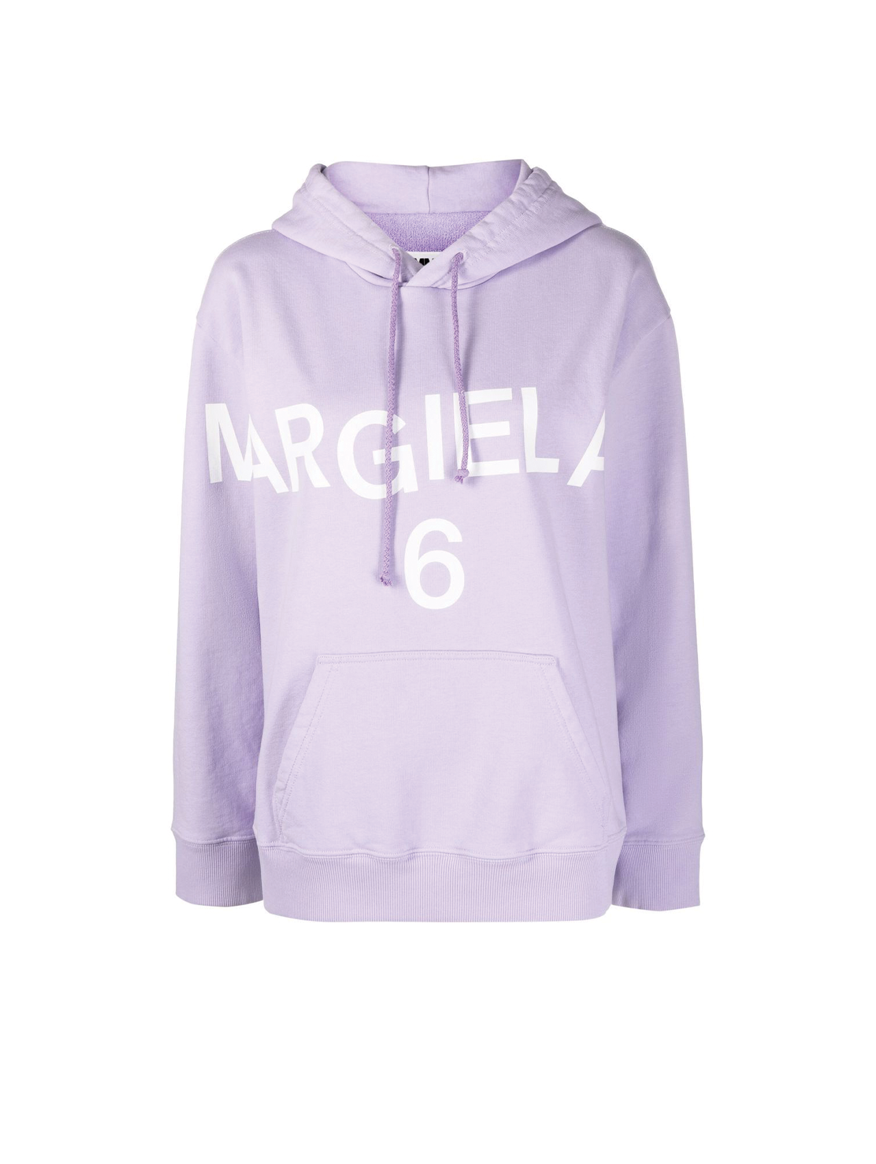 MM6 Lilac Maxi Logo Hoodie