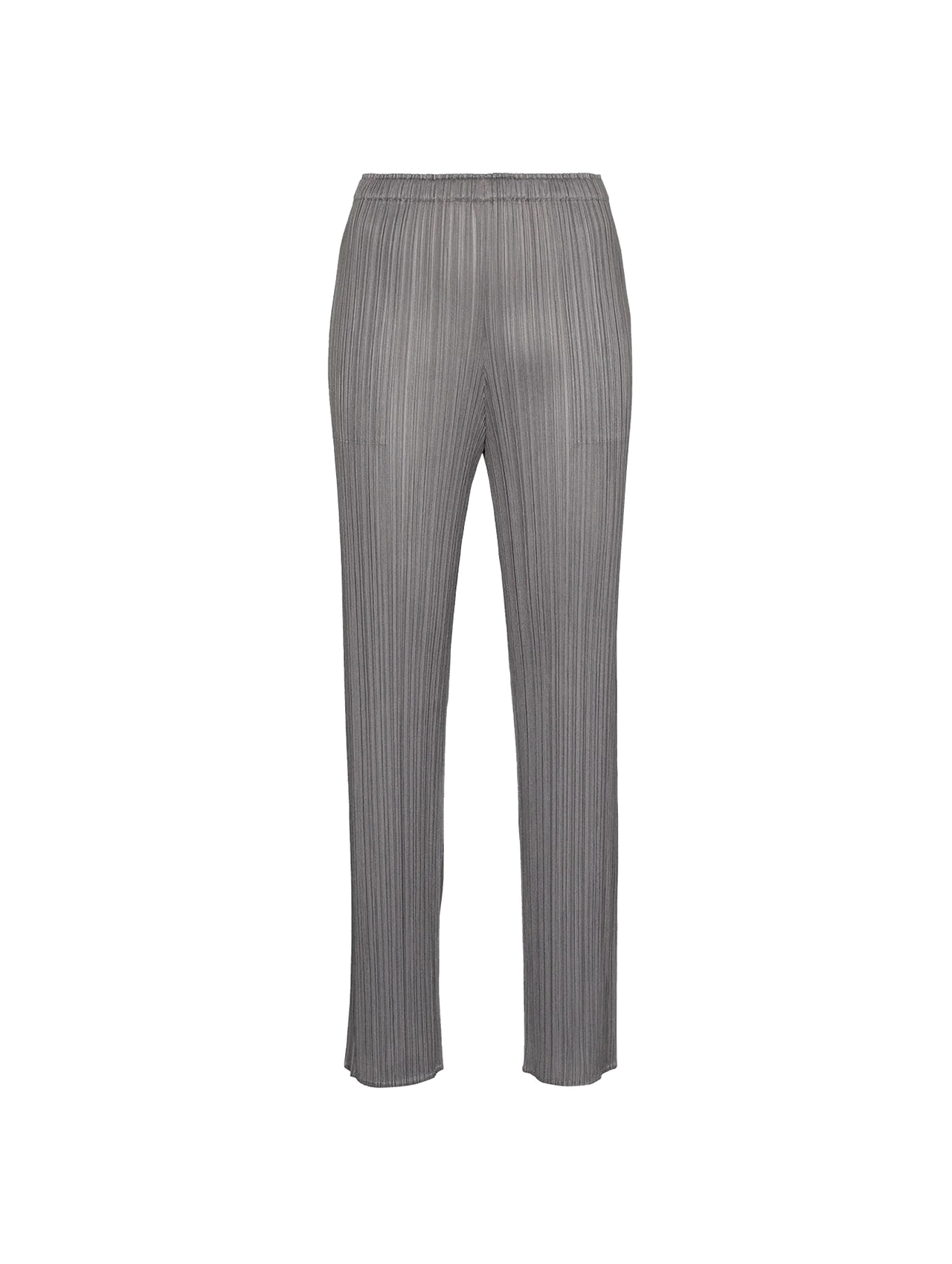 Pleats Please Issey Miyake Grey Basic Pants