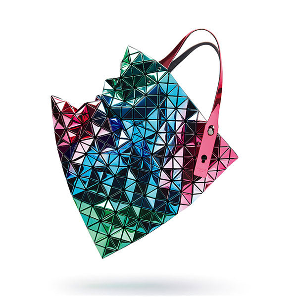 Limited Edition: Platinum Iridescent Tote by Bao Bao Issey Miyake