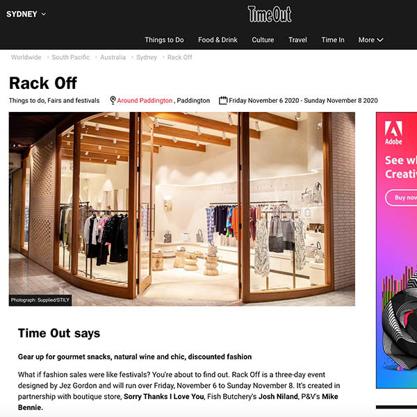 RACK OFF according to Time Out