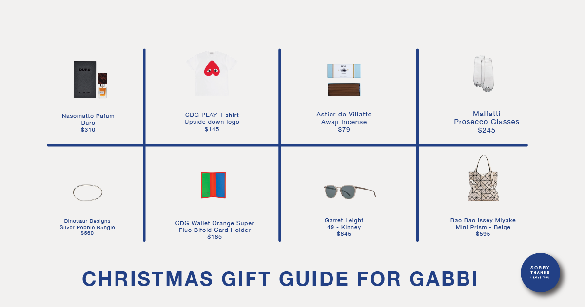 Gabbi's Christmas Gift Guide