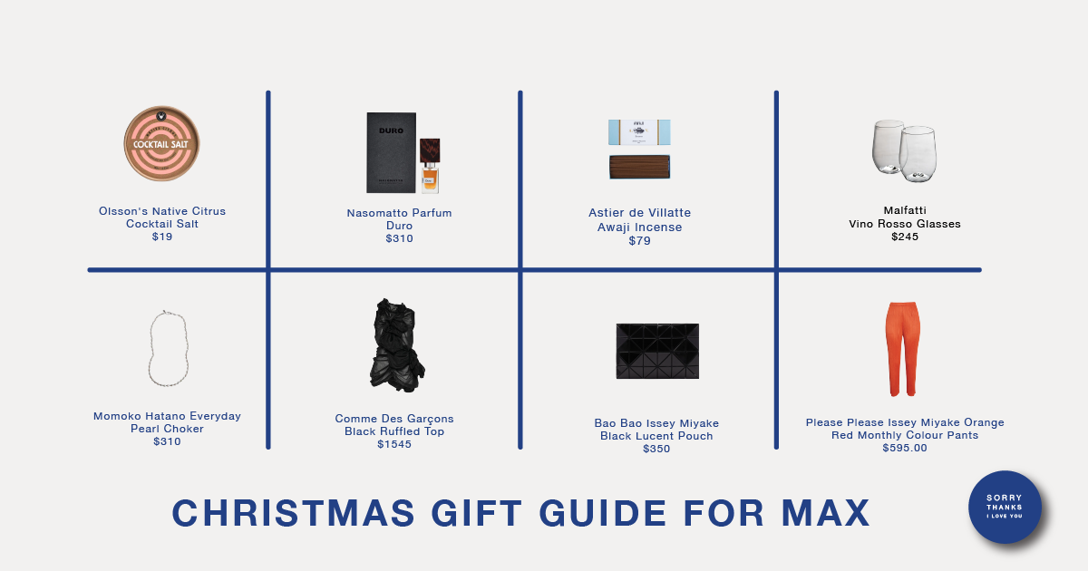 Max's Christmas Gift Guide